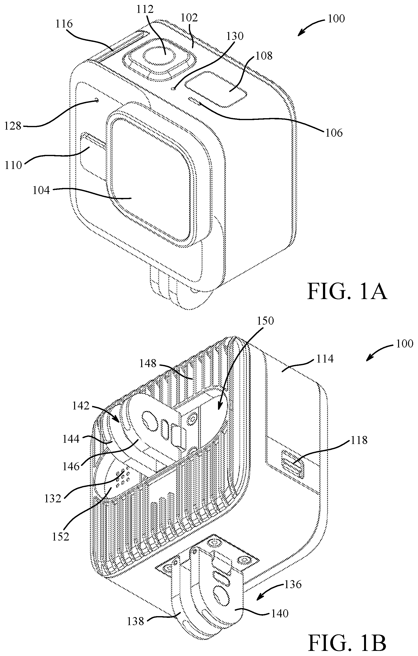 Patent US12321084 Figure 1 – Interconnect mechanism for image capture device