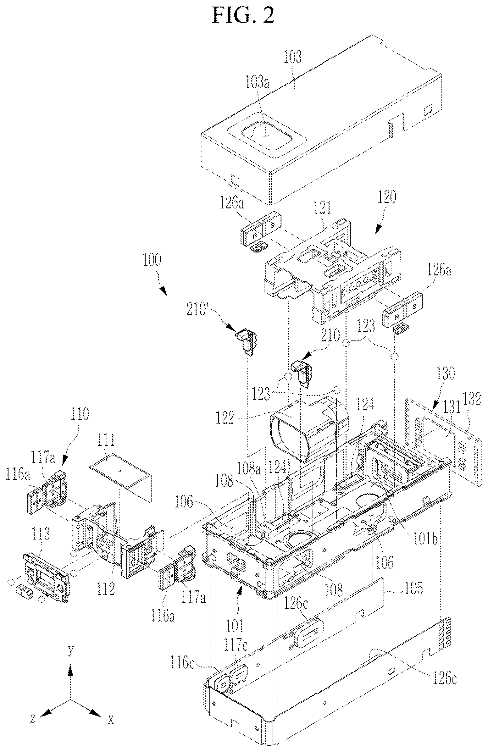 Patent US12321086 Figure 2 – Camera module
