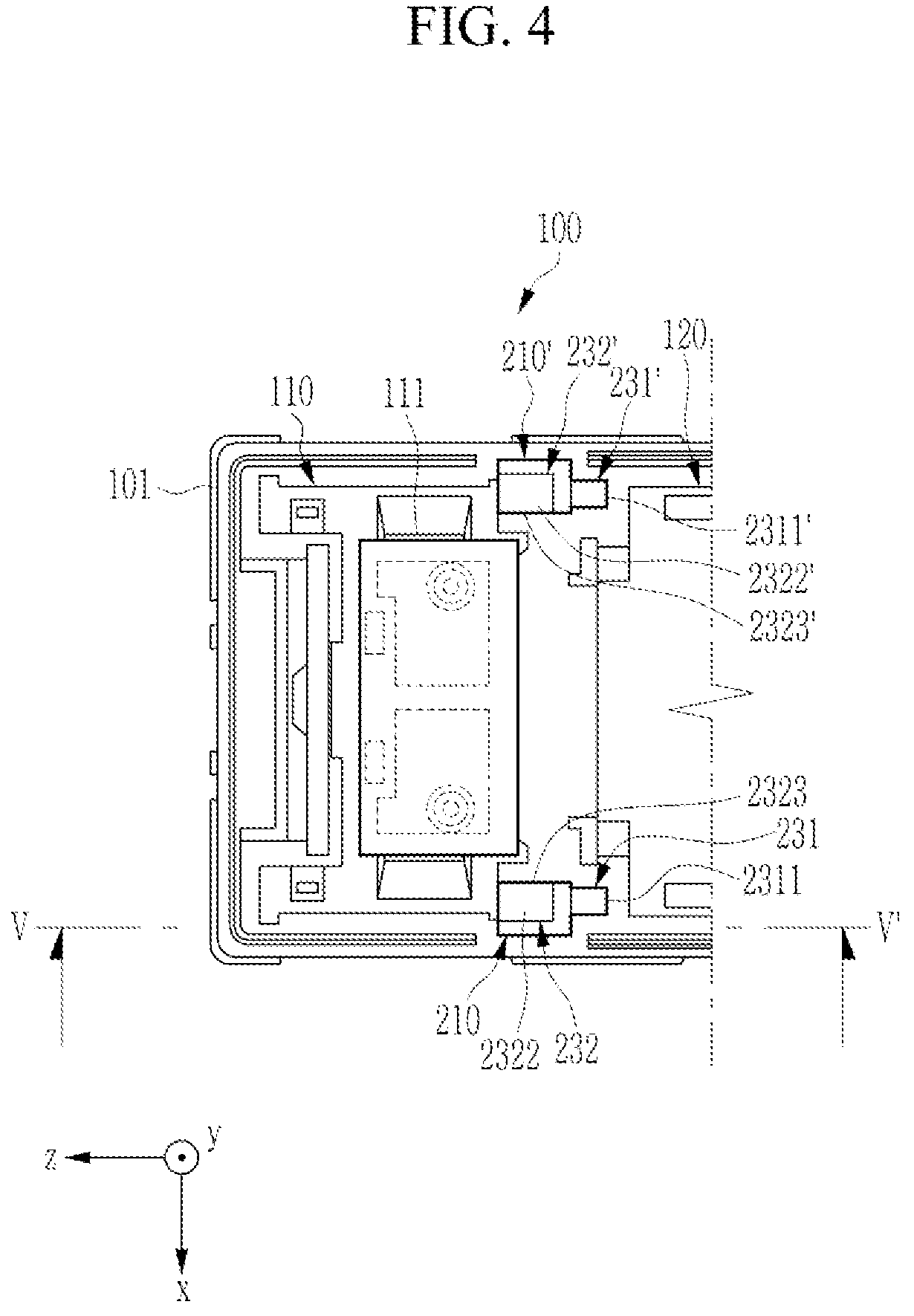 Patent US12321086 Figure 5 – Camera module