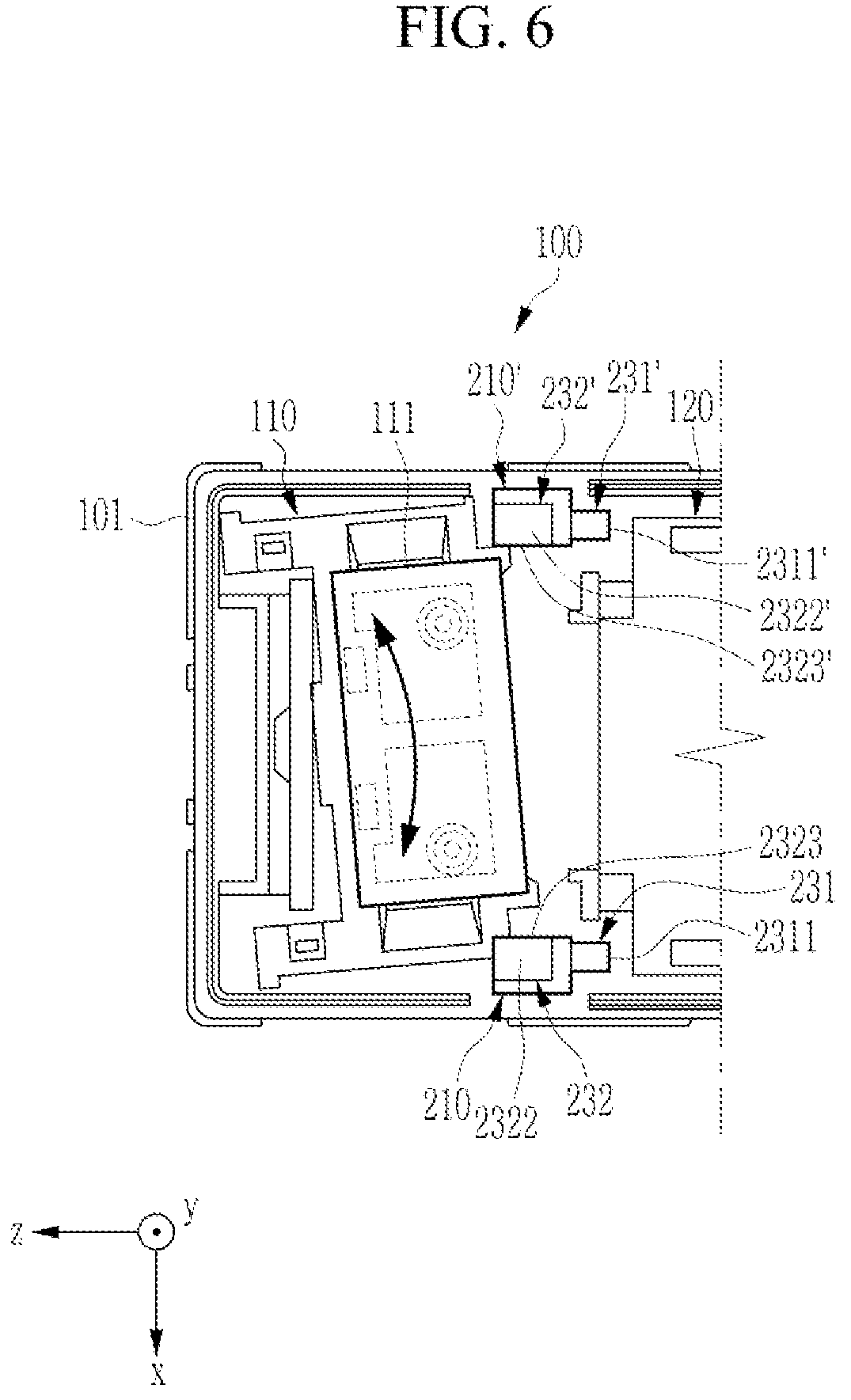 Patent US12321086 Figure 7 – Camera module