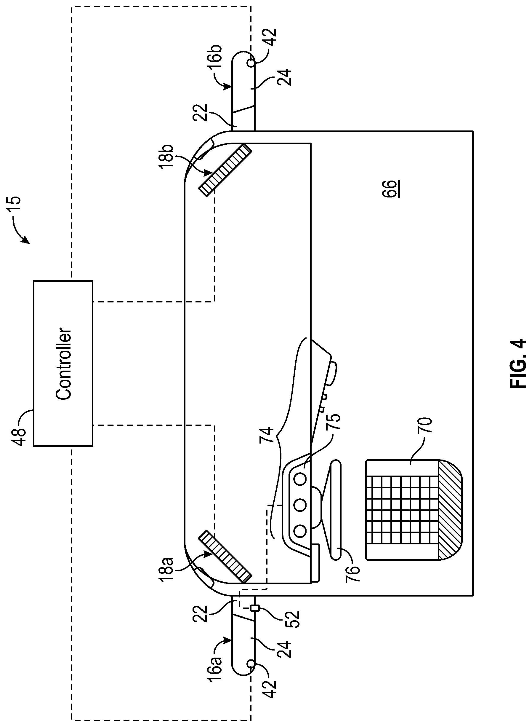 Patent US12321087 Figure 4 – Camera mirror system with outside air temperature sensor