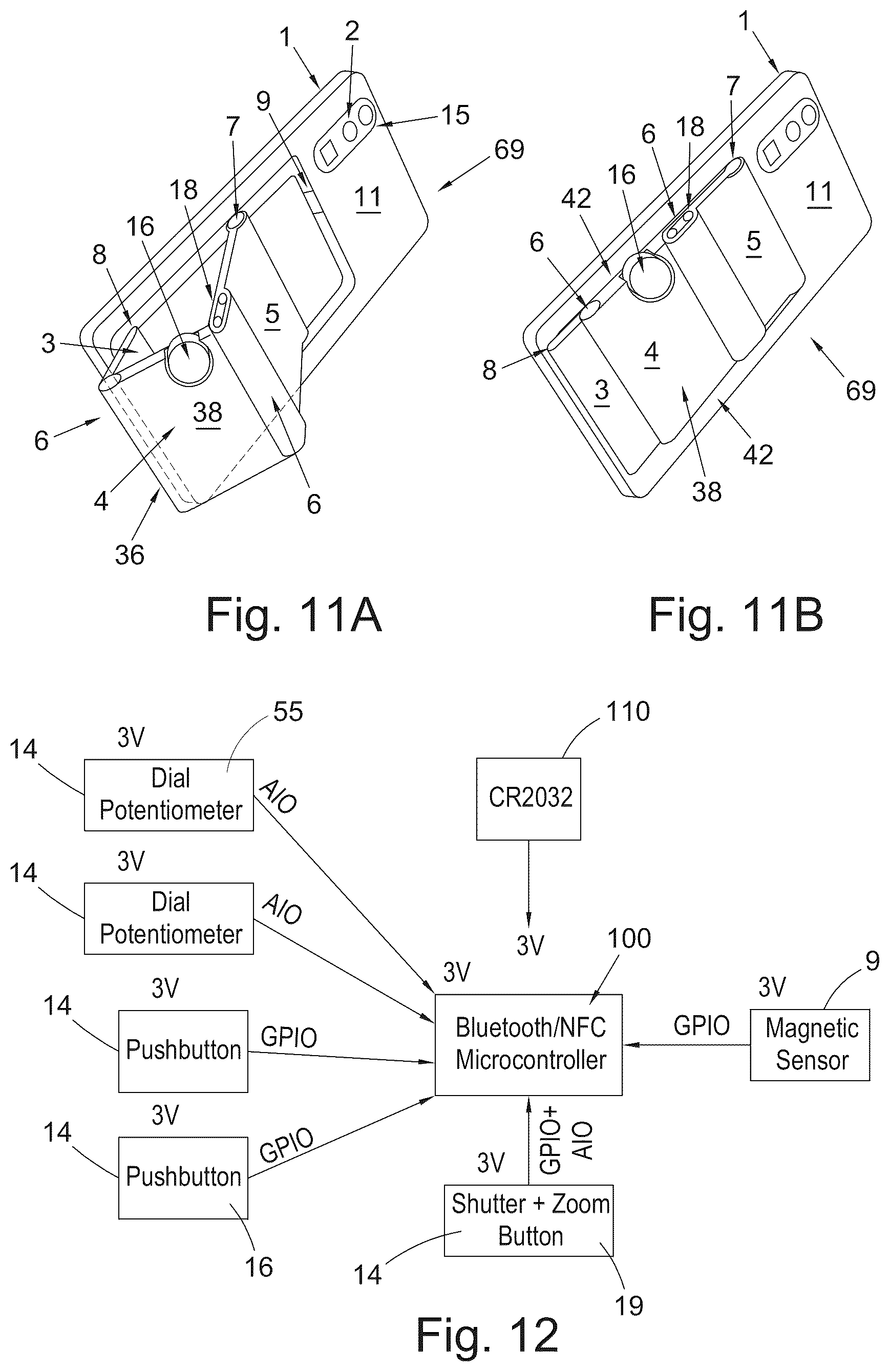 Patent US12321088 Figure 8 – Controlling a portable electronic device with camera
