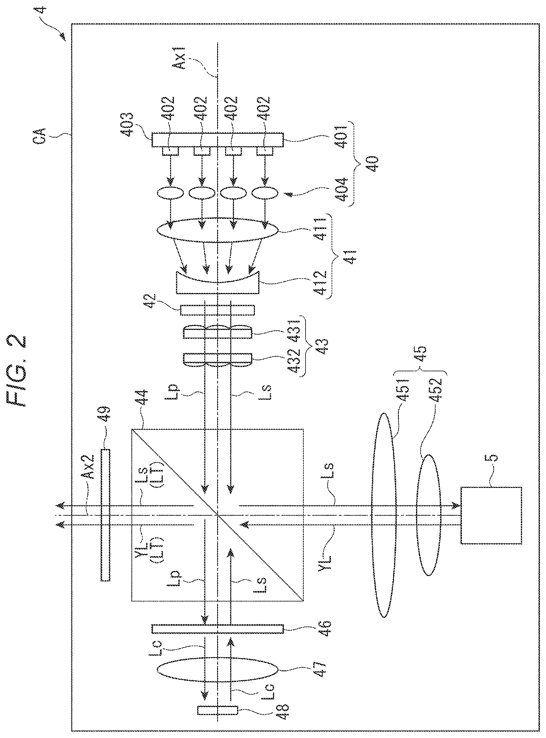 Patent US12321089 Figure 2 – Wavelength conversion element, light source device, and projector