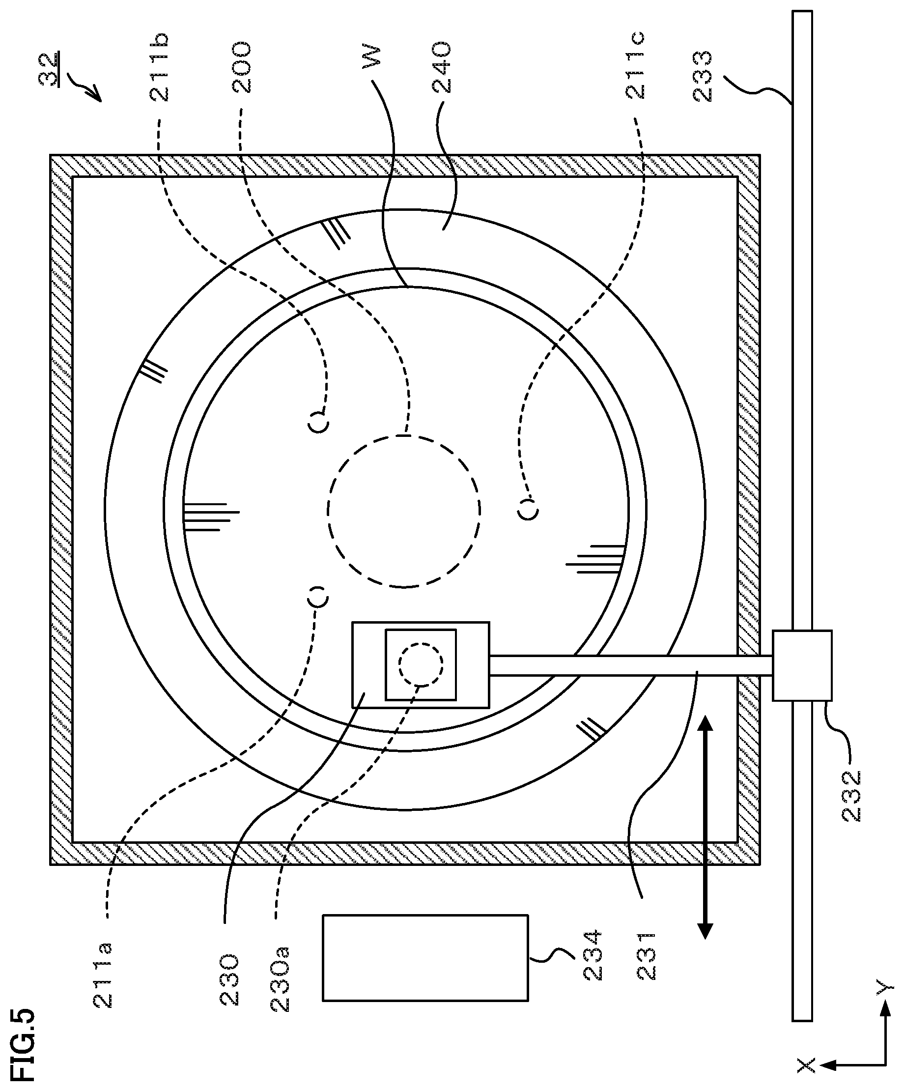 Patent US12321098 Figure 5 – Substrate support member, substrate treatment apparatus, and substrate transfer apparatus