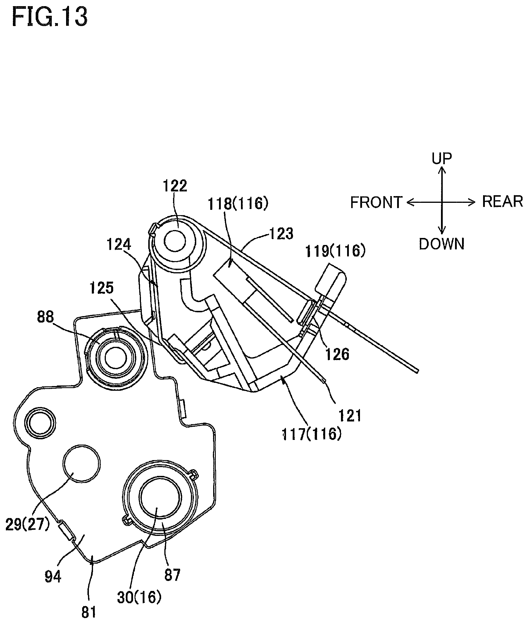 Patent US12321110 Figure 13 – Developing cartridge having coupling and developing roller