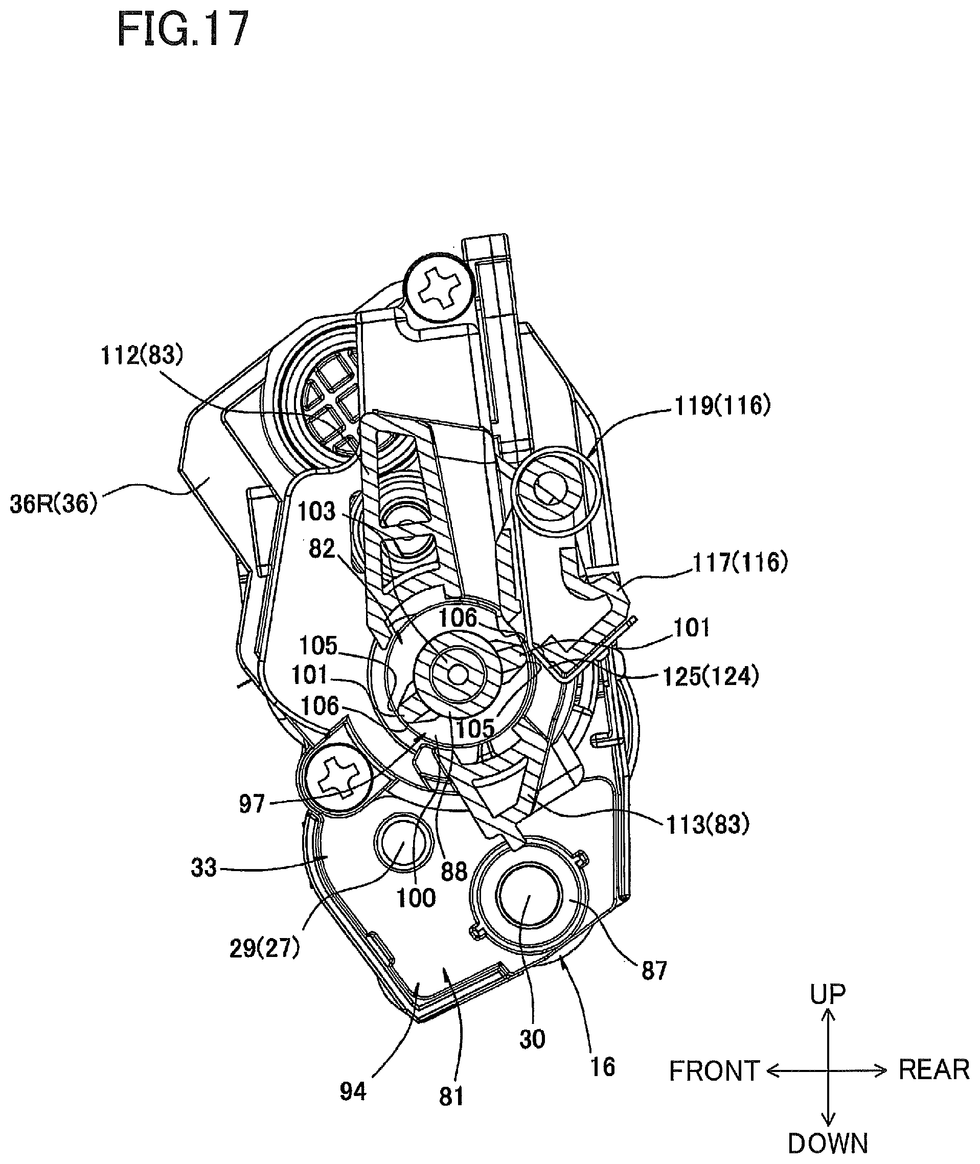 Patent US12321110 Figure 17 – Developing cartridge having coupling and developing roller