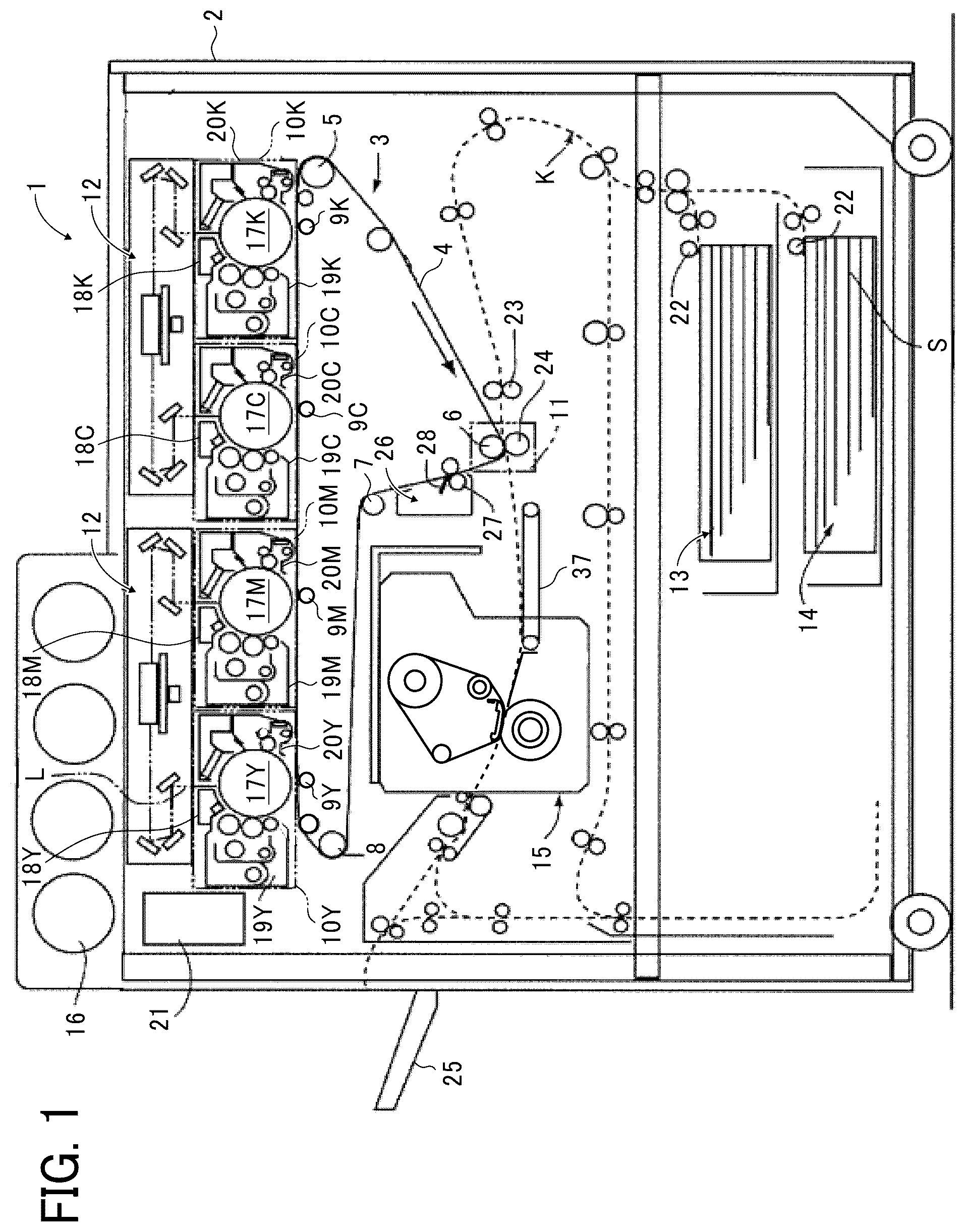 Patent US12321112 Figure 1 – Fixing device and image forming apparatus incorporating the same