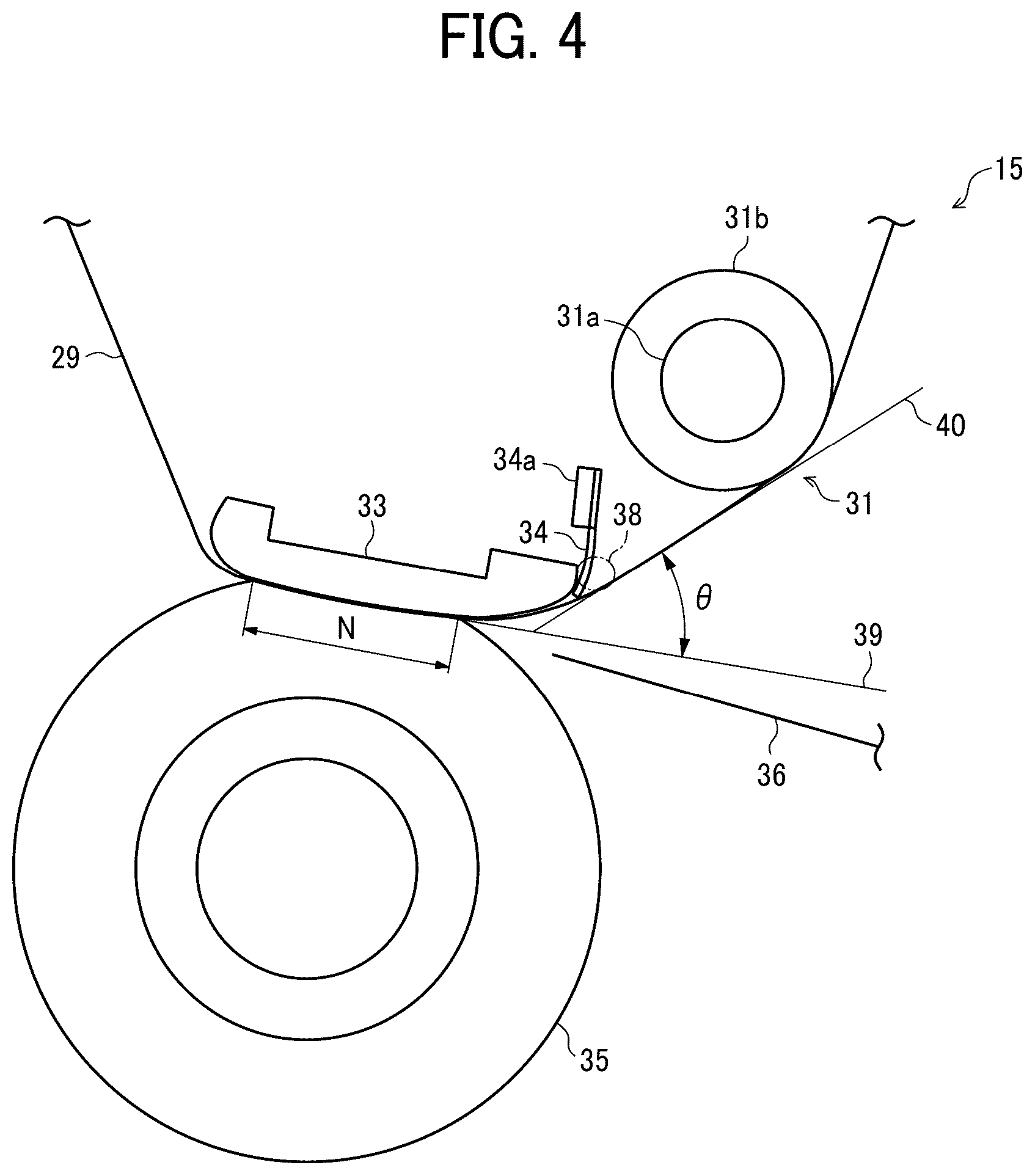 Patent US12321112 Figure 4 – Fixing device and image forming apparatus incorporating the same