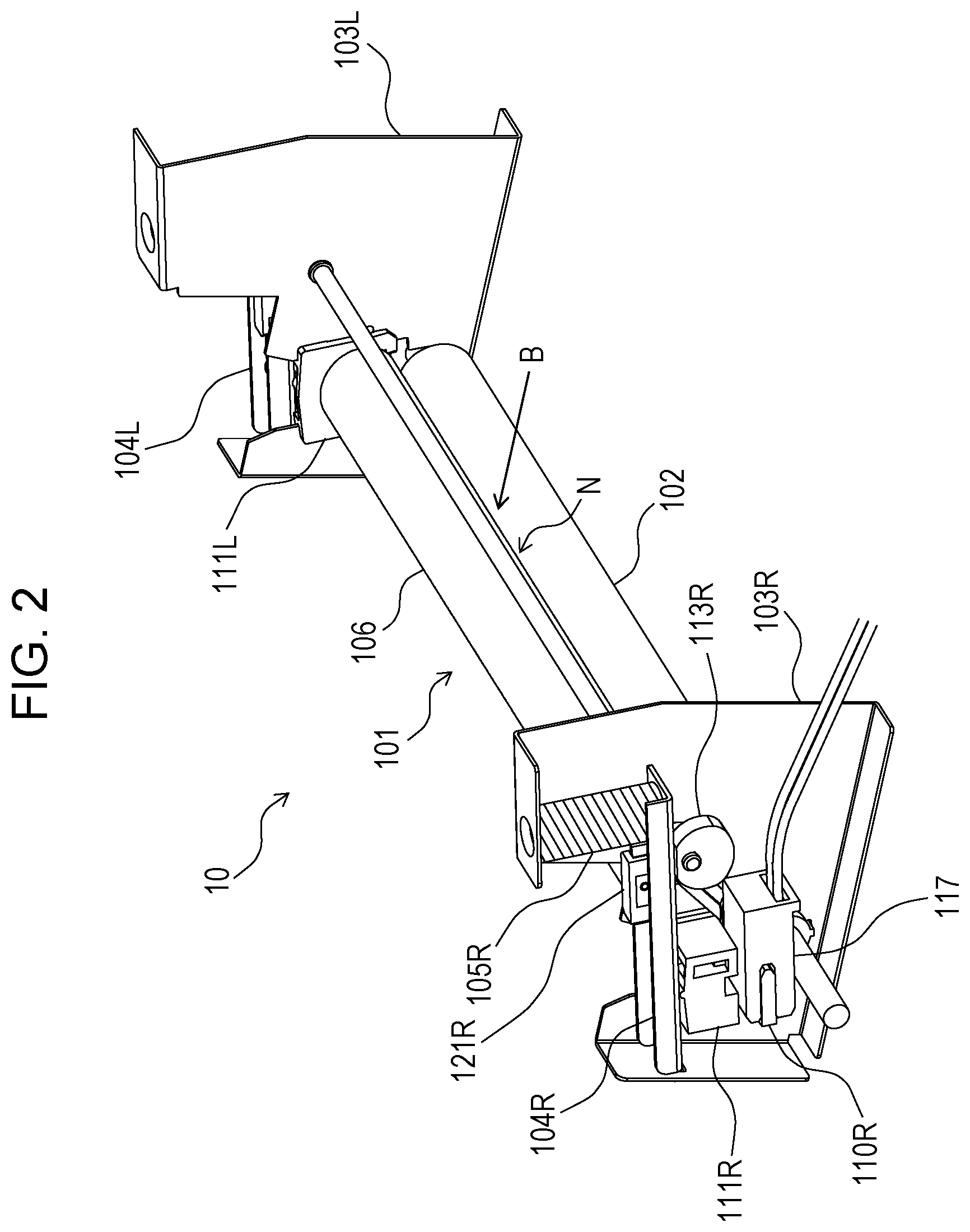 Patent US12321113 Figure 2 – Fixing apparatus to fix a toner image to a printing material