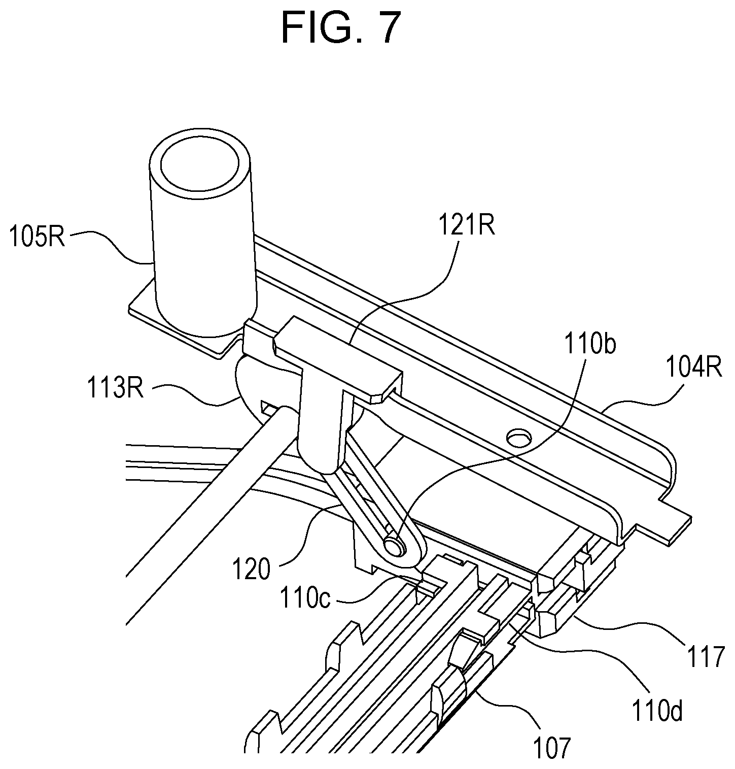 Patent US12321113 Figure 7 – Fixing apparatus to fix a toner image to a printing material
