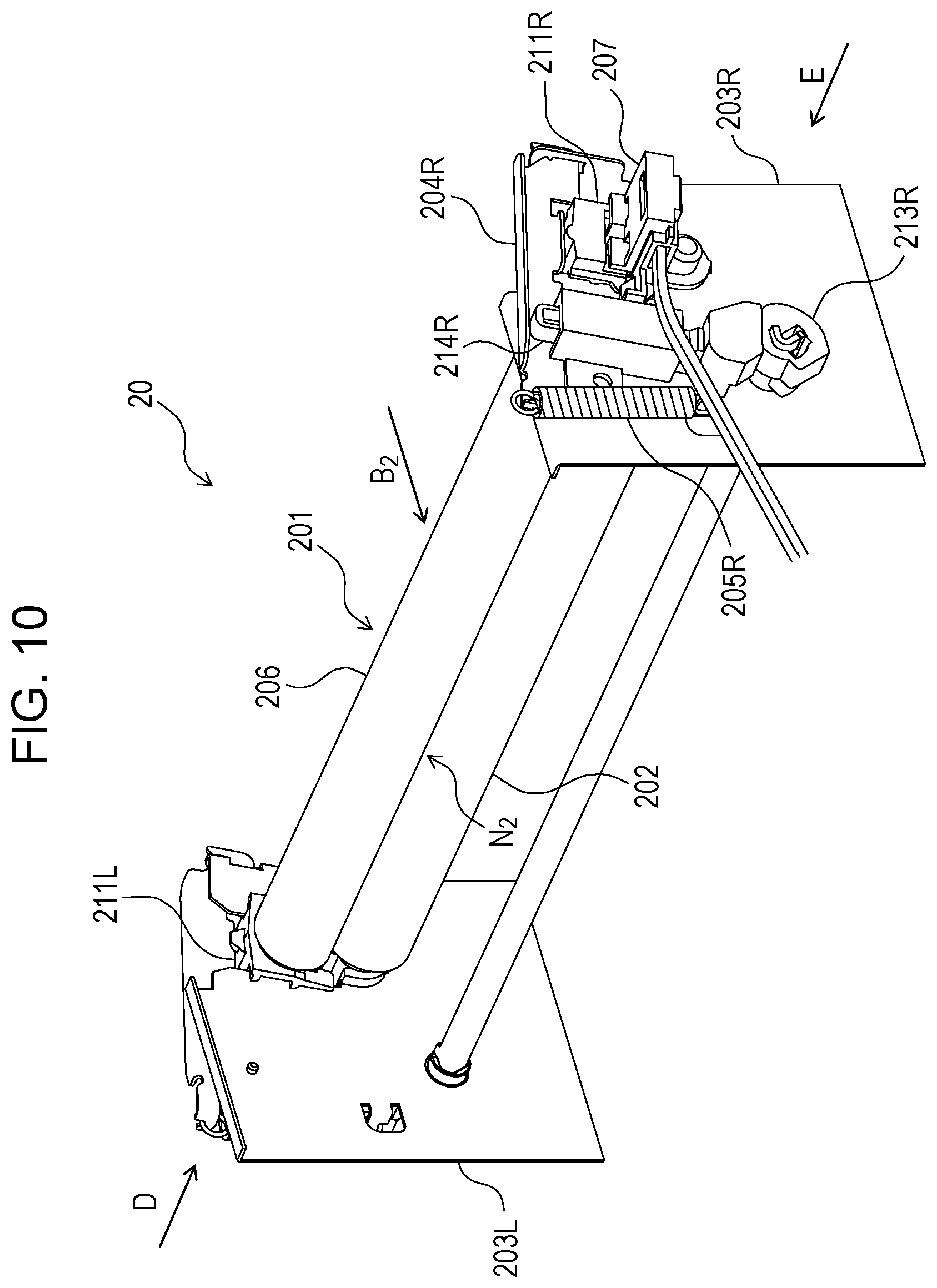 Patent US12321113 Figure 10 – Fixing apparatus to fix a toner image to a printing material
