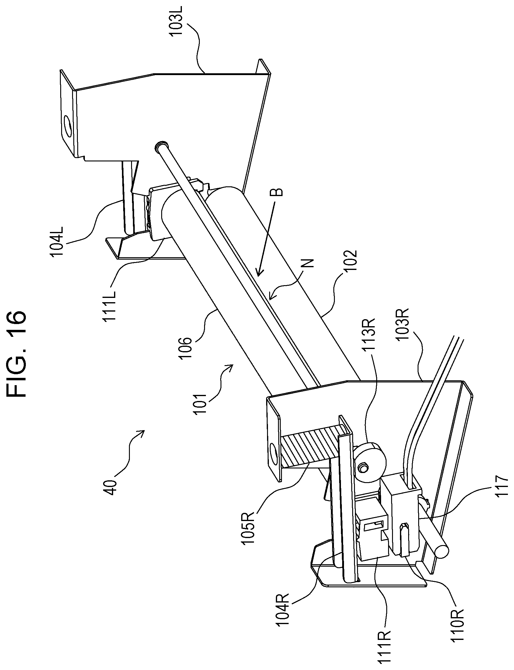 Patent US12321113 Figure 16 – Fixing apparatus to fix a toner image to a printing material