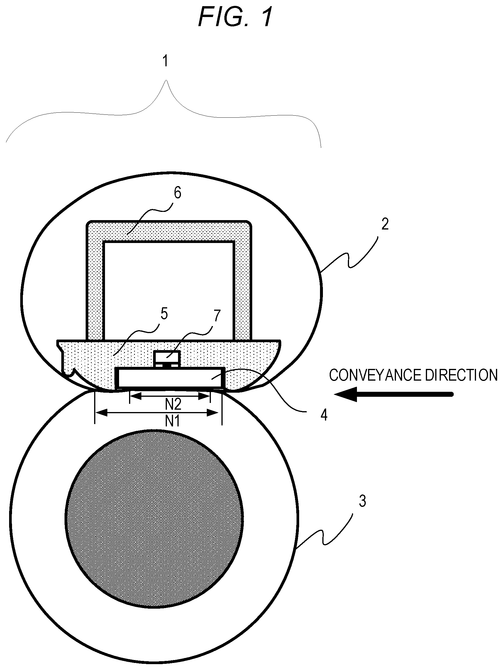 Patent US12321114 Figure 1 – Fixing apparatus having a nip area, and image forming apparatus
