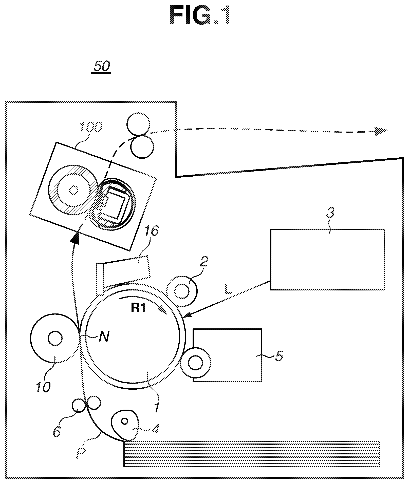 Patent US12321115 — Heating apparatus and image forming apparatus — Figure 1