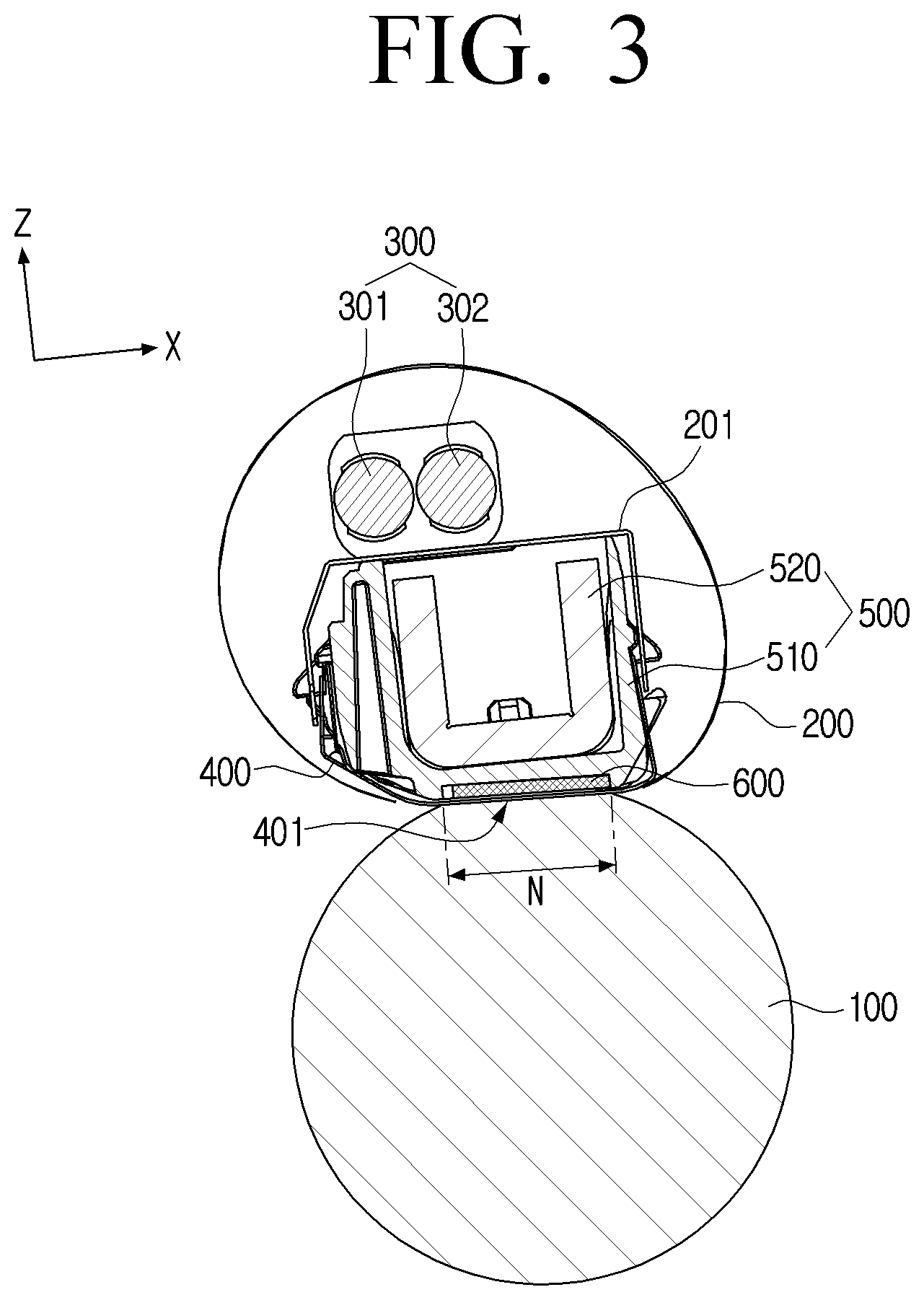 Patent US12321116 Figure 3 – Fuser comprising heat transfer member for preventing overheat of fusing belt