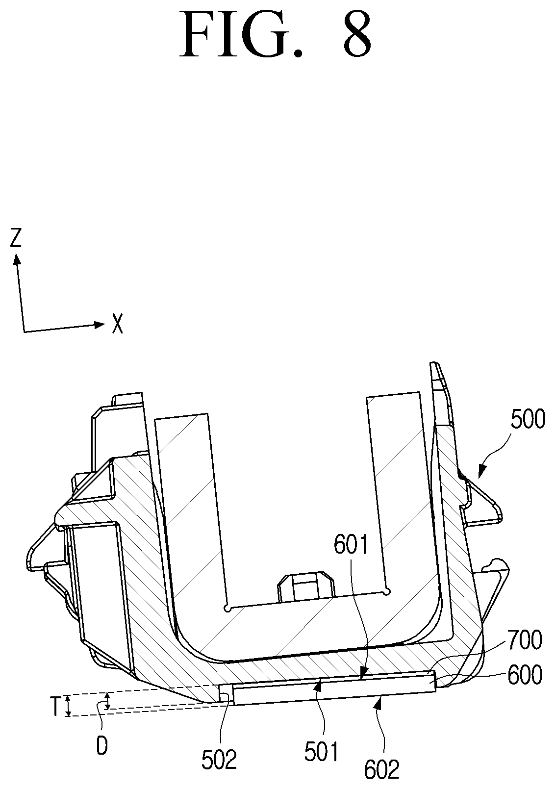 Patent US12321116 Figure 8 – Fuser comprising heat transfer member for preventing overheat of fusing belt