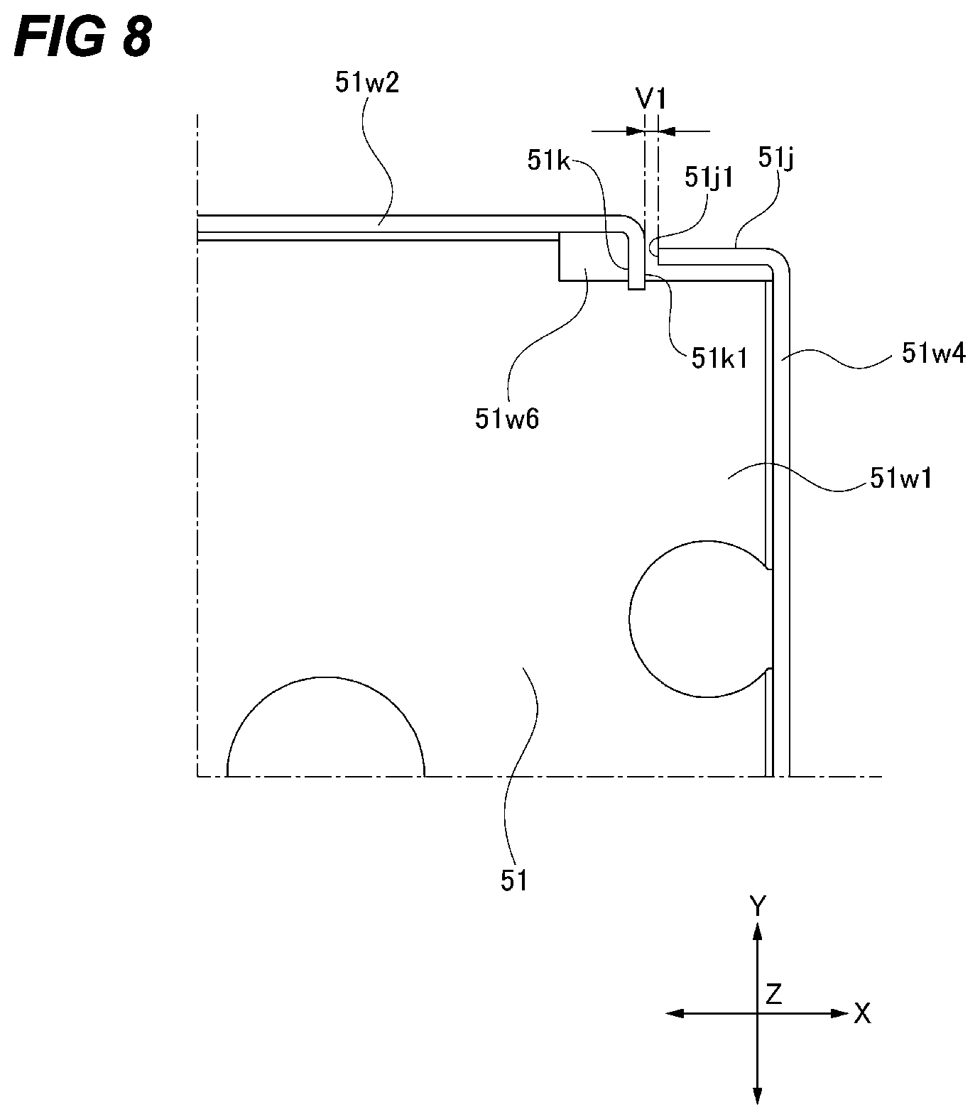 Patent US12321125 Figure 8 – Metal frame of image forming apparatus and image forming apparatus