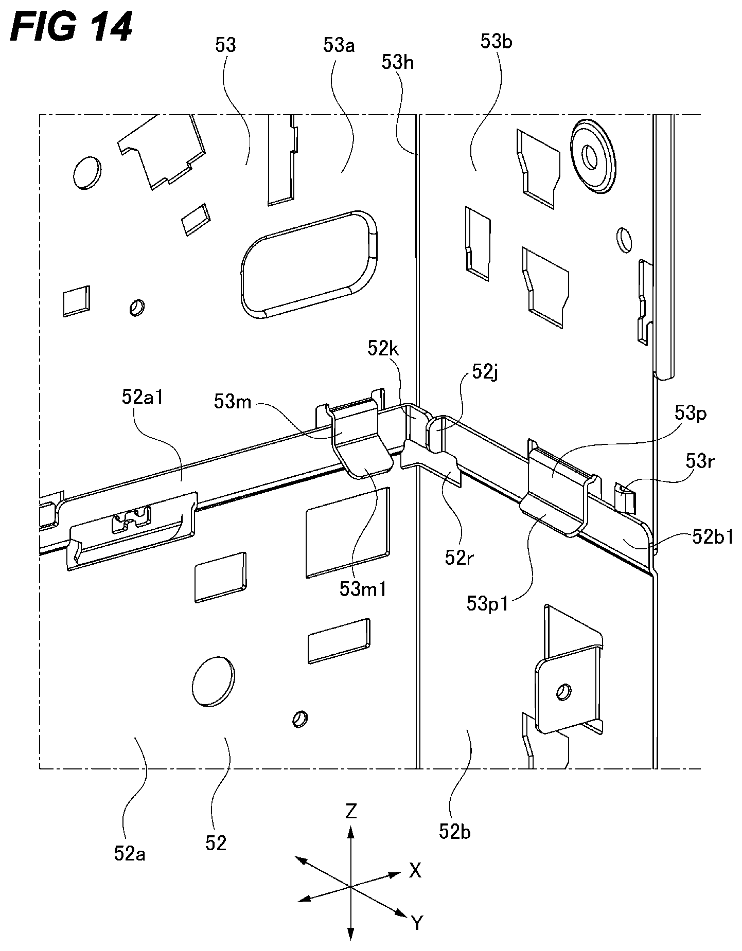Patent US12321125 Figure 14 – Metal frame of image forming apparatus and image forming apparatus