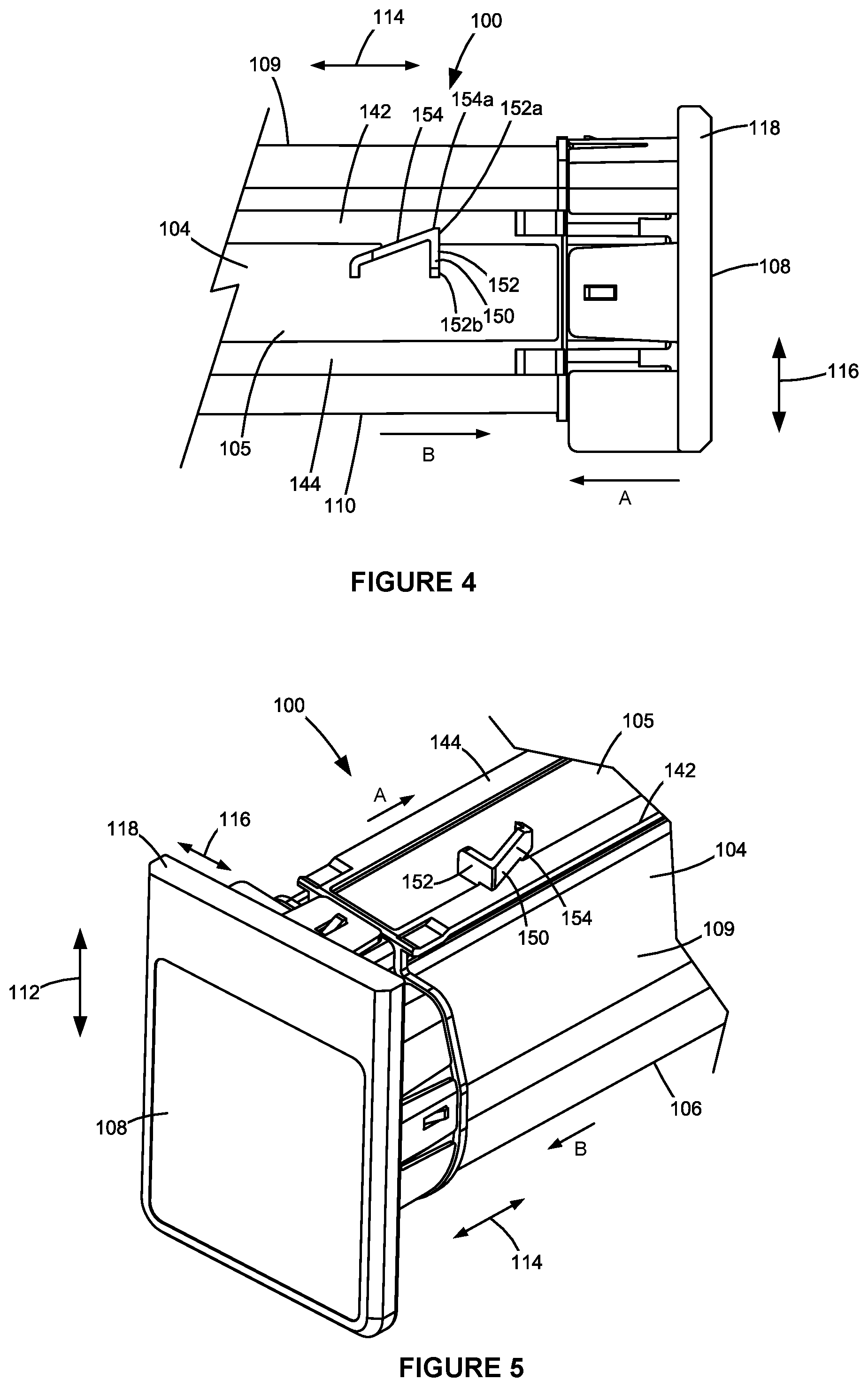Patent US12321126 Figure 3 – Latching assembly for a toner container