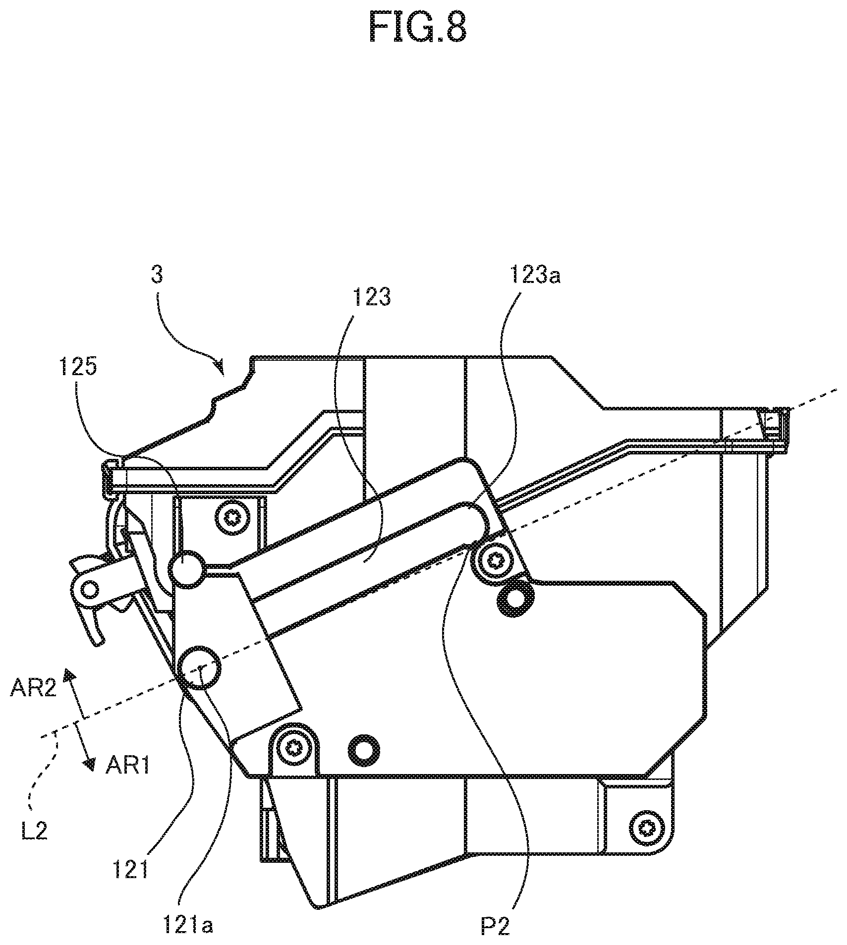 Patent US12321127 Figure 8 – Image forming apparatus