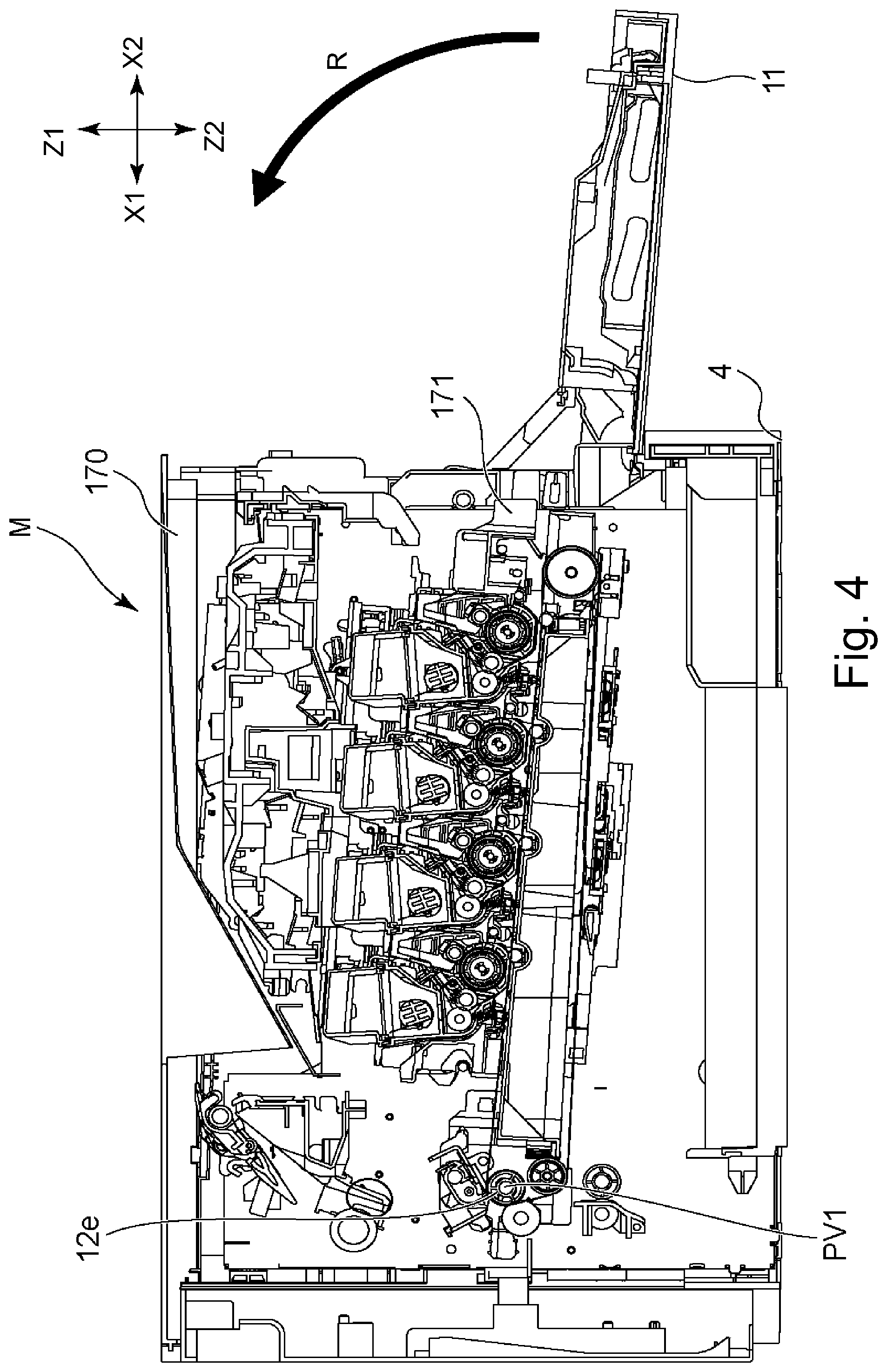 Patent US12321128 Figure 4 – Electrophotographic image forming apparatus and cartridge