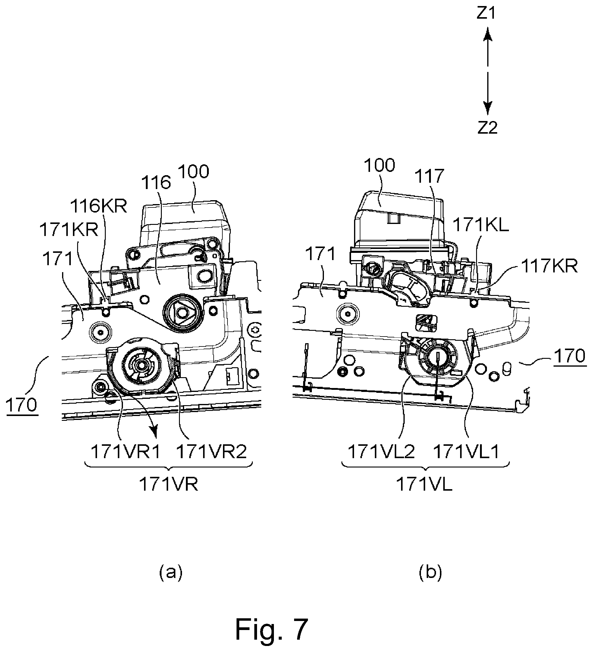 Patent US12321128 Figure 7 – Electrophotographic image forming apparatus and cartridge
