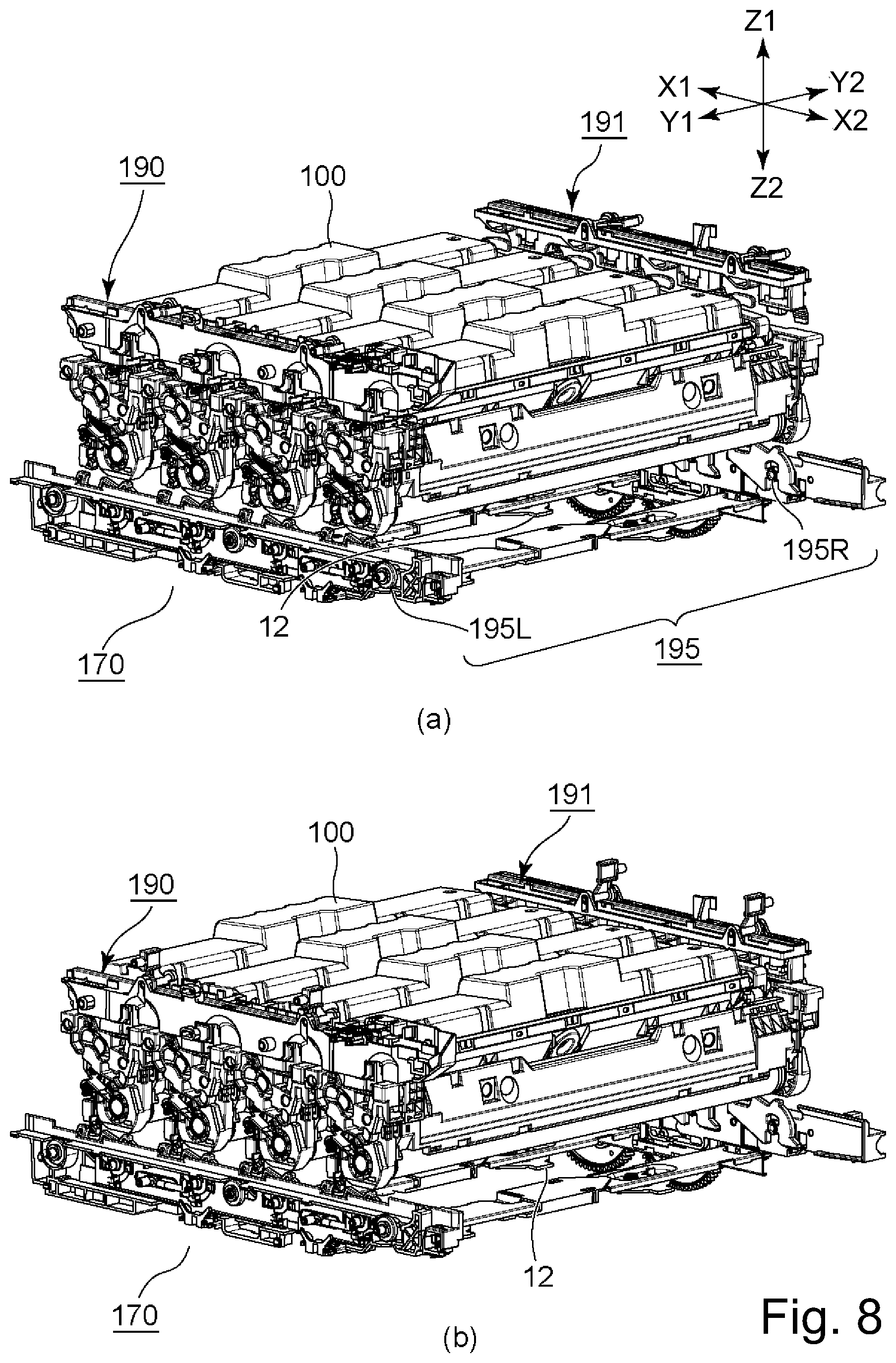Patent US12321128 Figure 8 – Electrophotographic image forming apparatus and cartridge