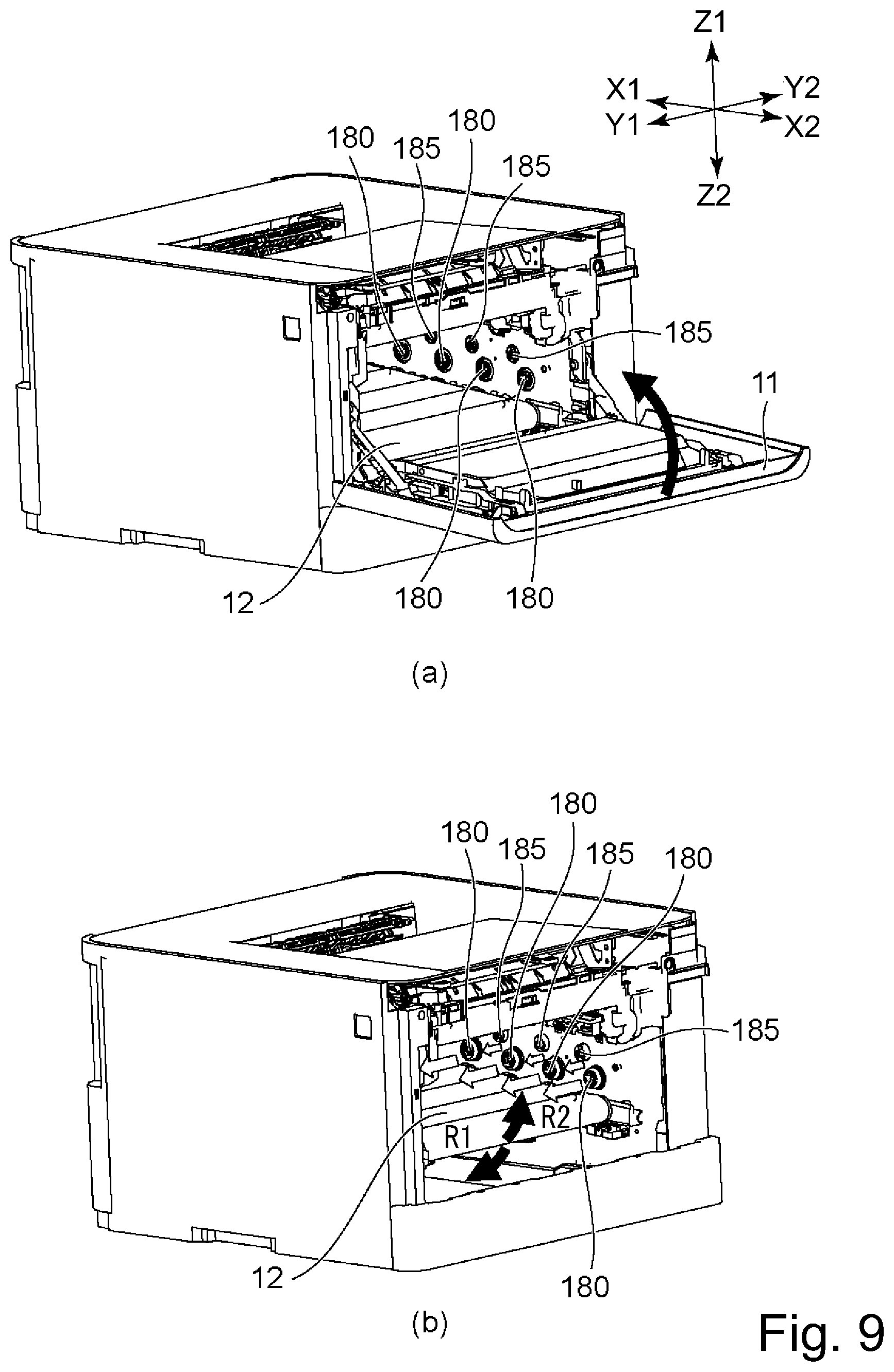 Patent US12321128 Figure 9 – Electrophotographic image forming apparatus and cartridge