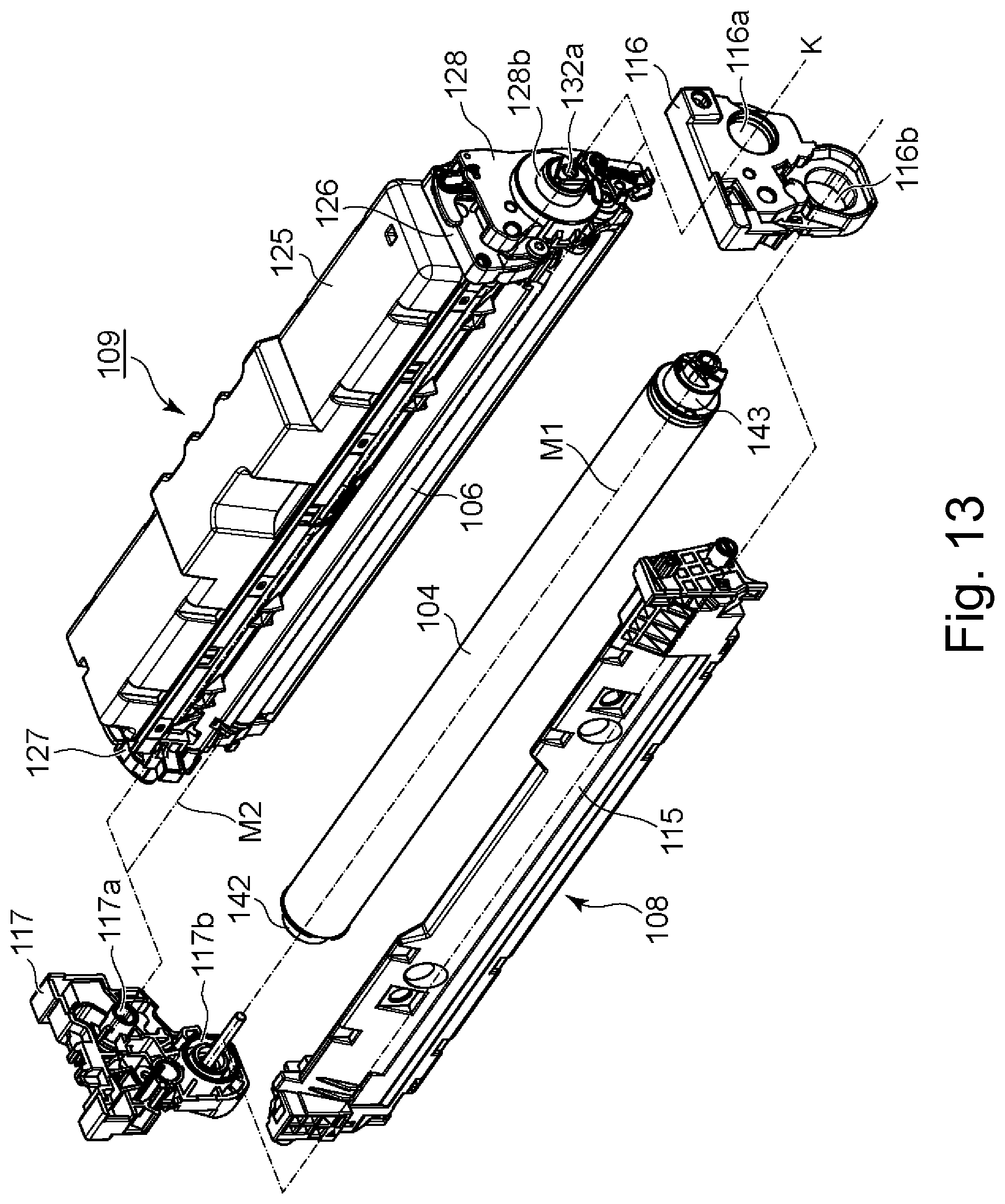 Patent US12321128 Figure 13 – Electrophotographic image forming apparatus and cartridge