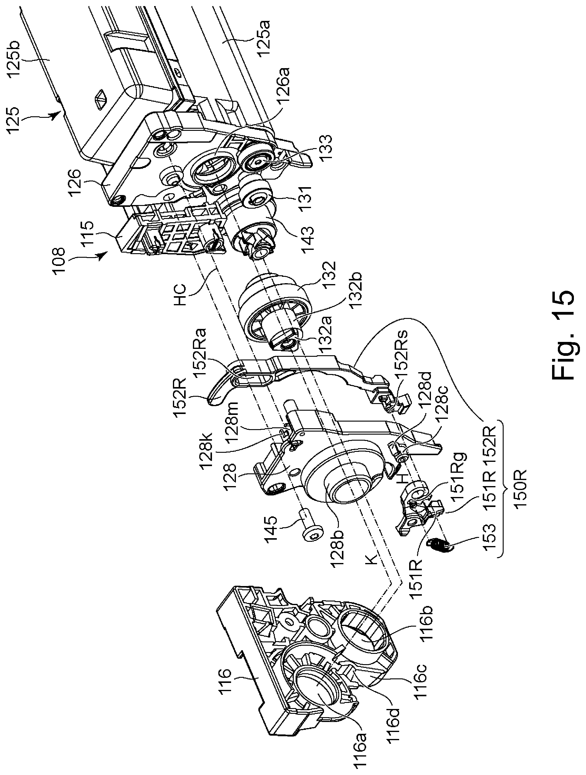 Patent US12321128 Figure 15 – Electrophotographic image forming apparatus and cartridge