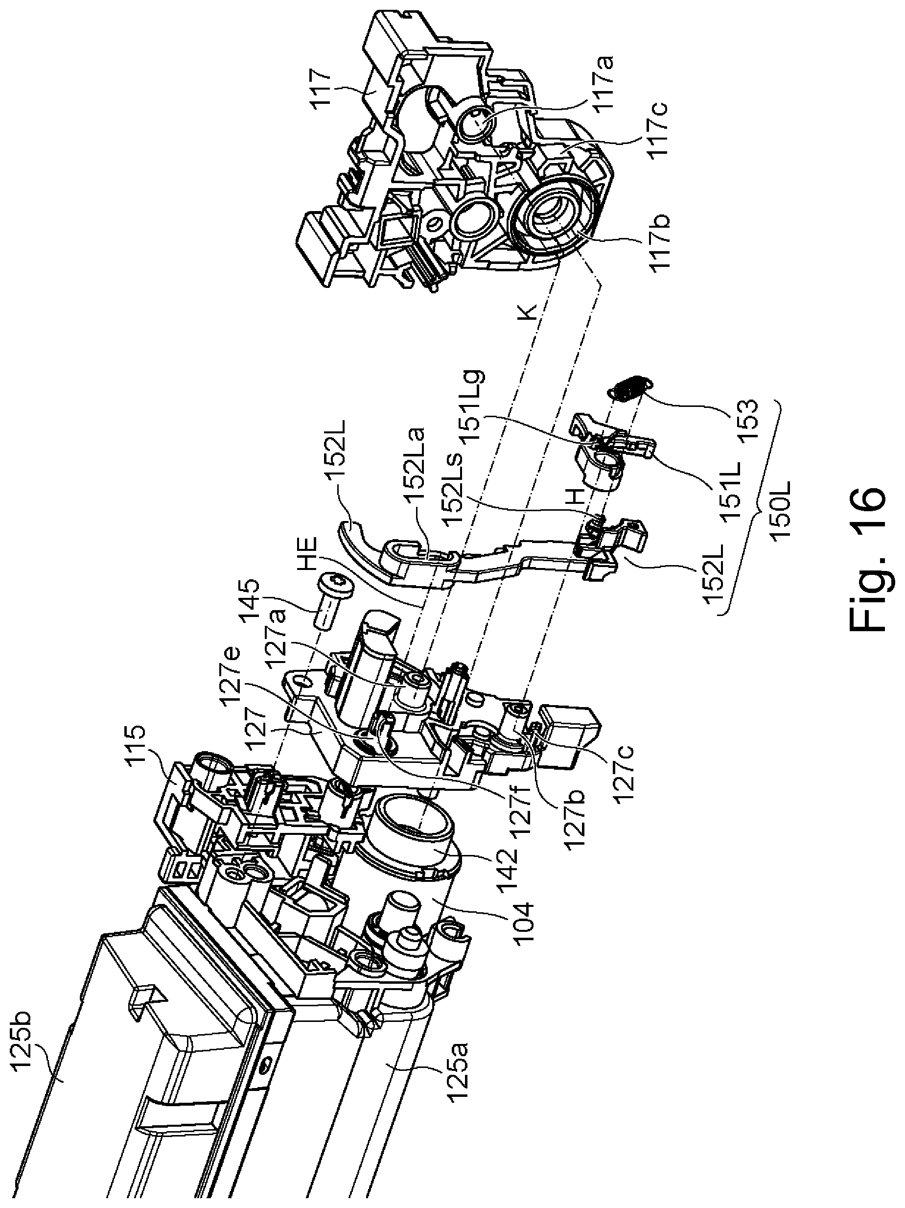 Patent US12321128 Figure 16 – Electrophotographic image forming apparatus and cartridge