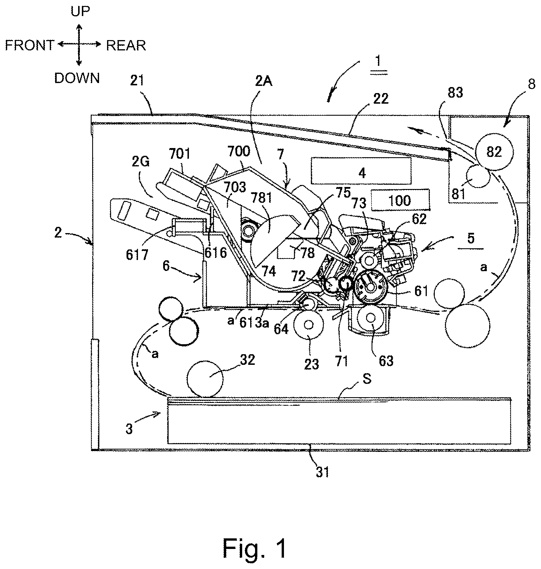Patent US12321129 Figure 1 – Photosensitive member cartridge and process cartridge