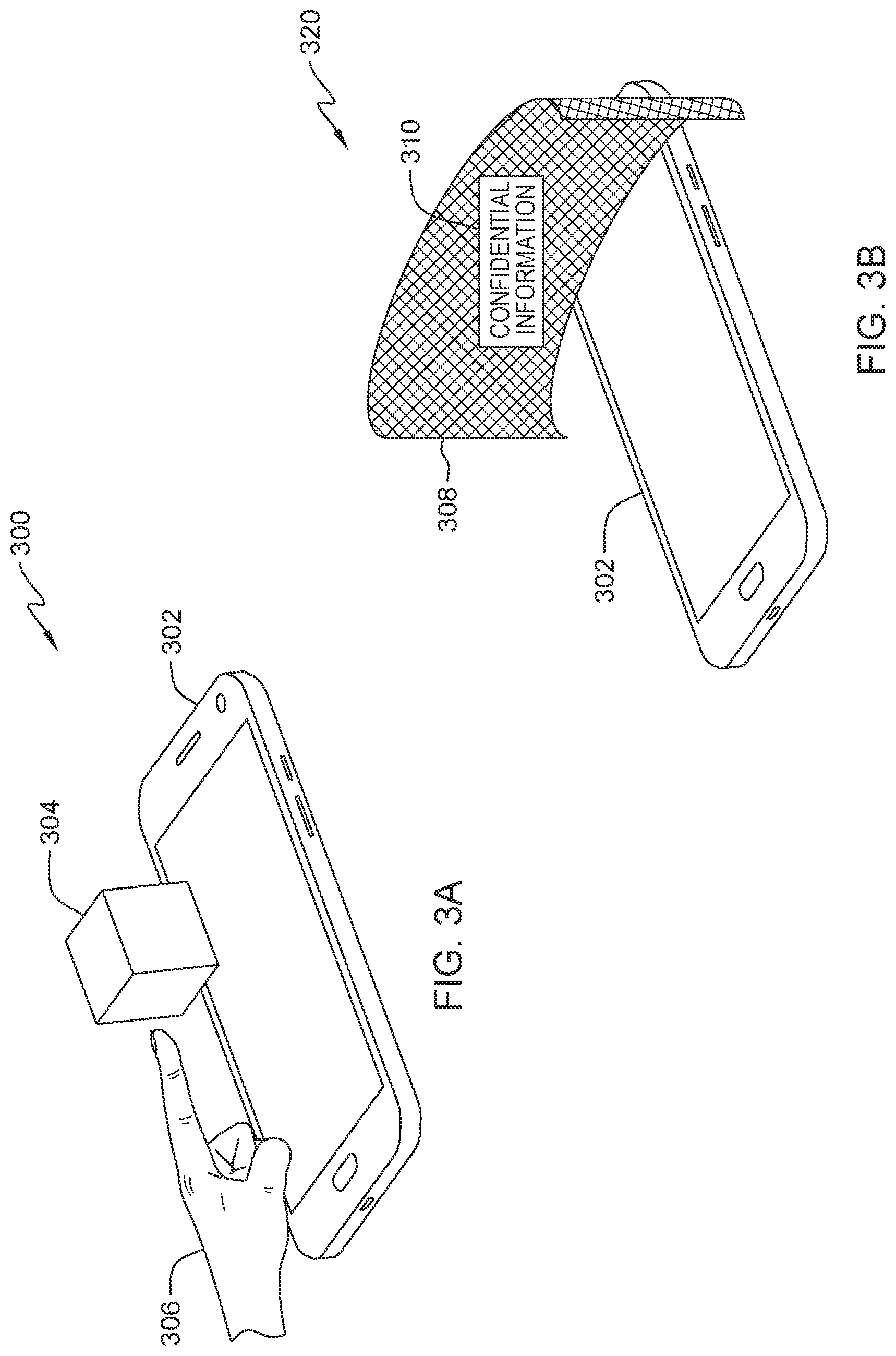 Patent US12321133 Figure 3 – Security for displayed confidential holographic objects
