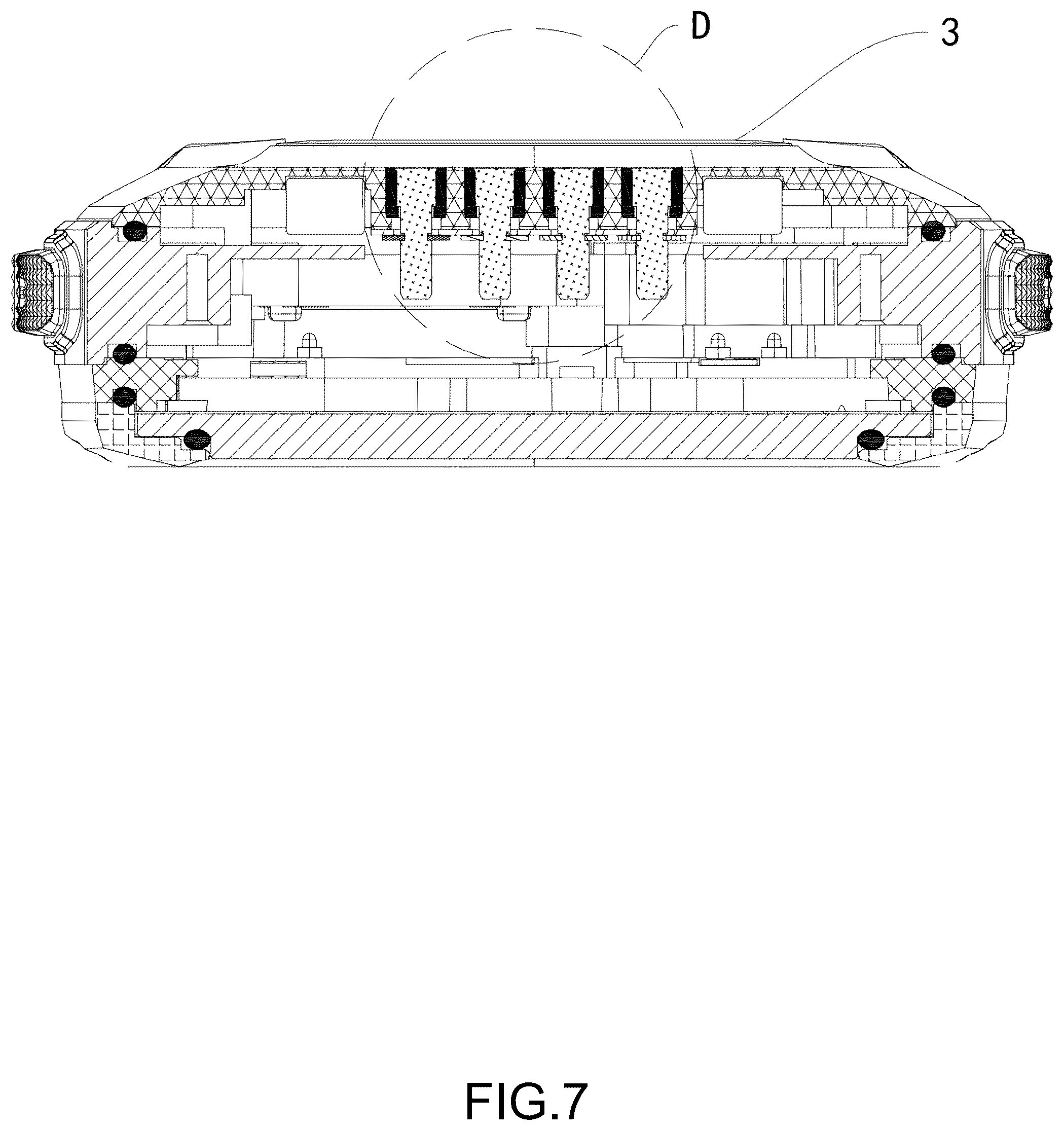 Patent US12321136 Figure 7 – Waterproof structure for watch