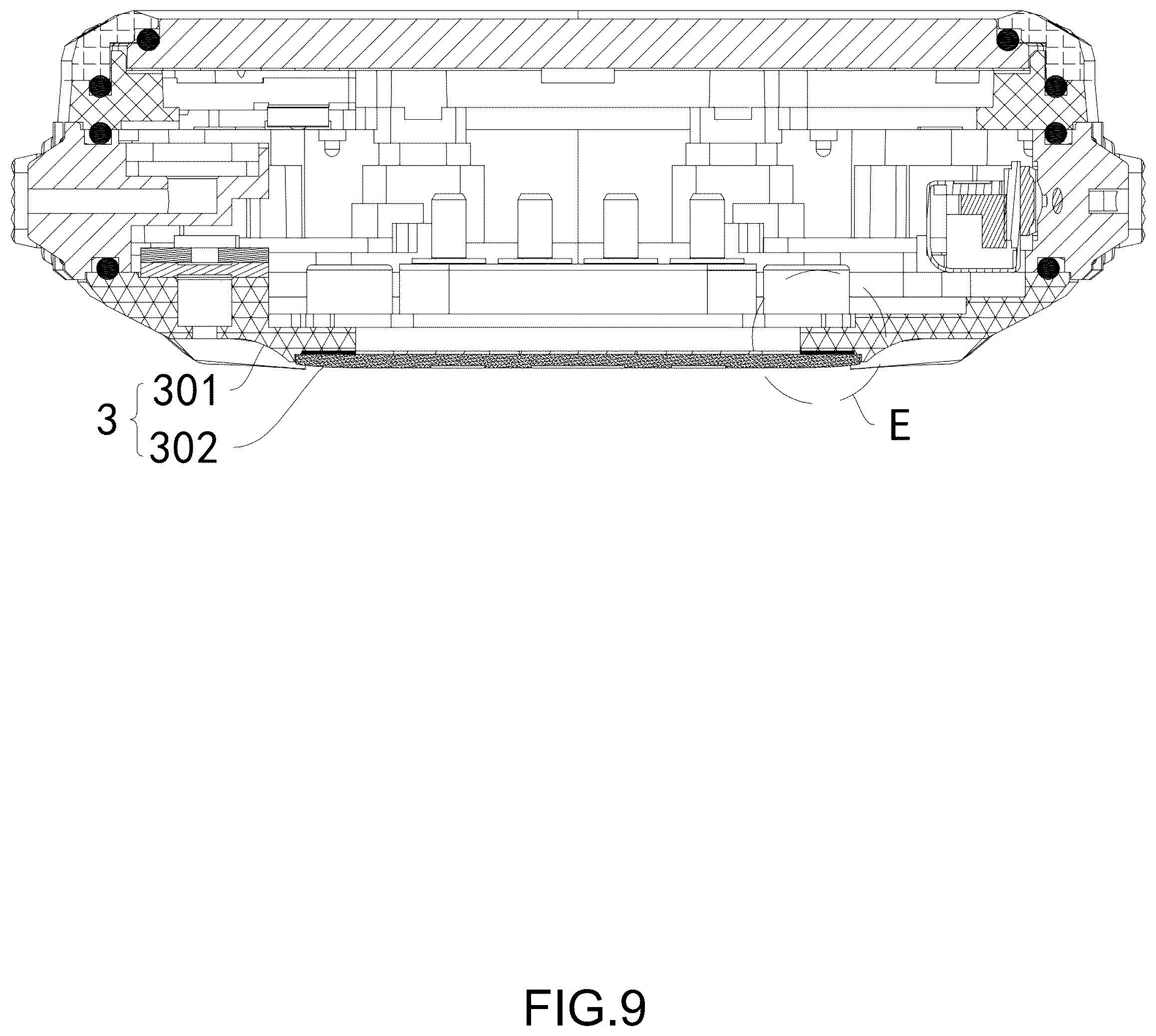 Patent US12321136 Figure 9 – Waterproof structure for watch