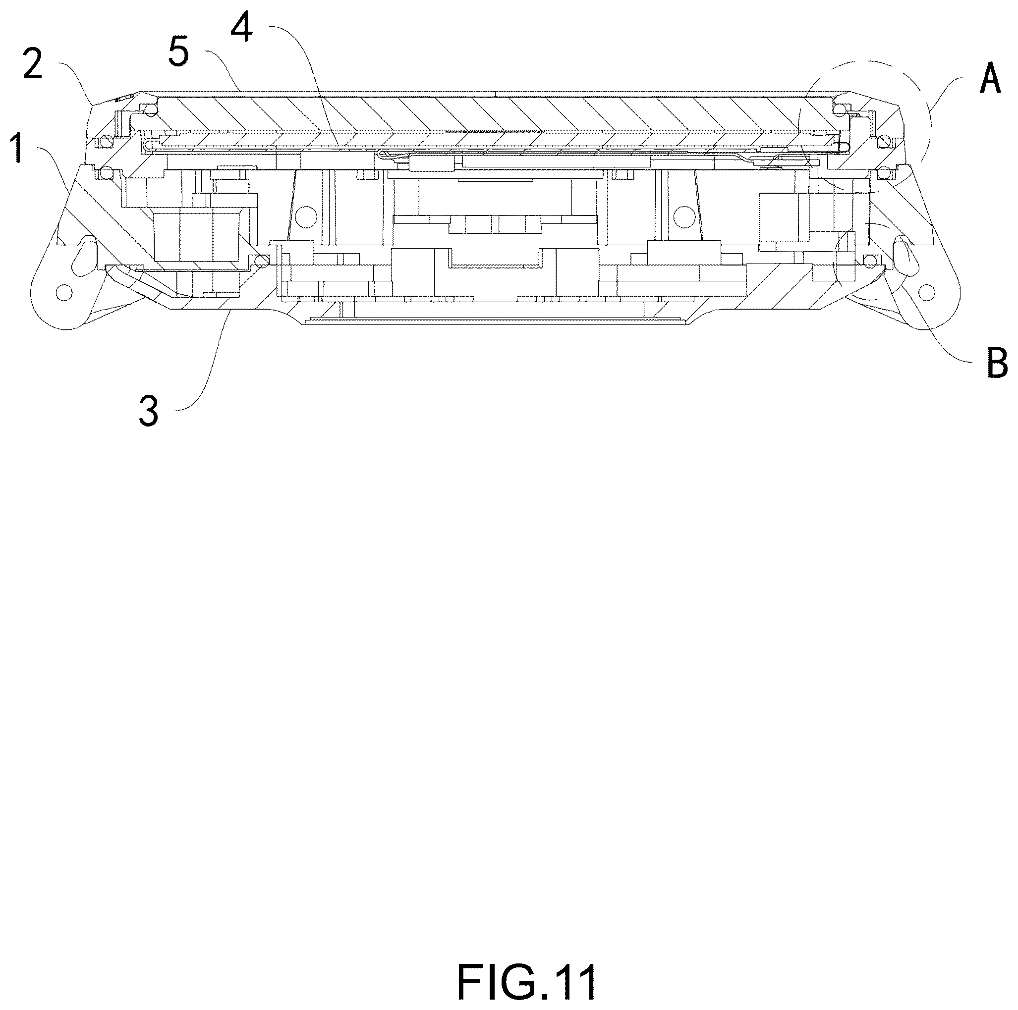 Patent US12321136 Figure 11 – Waterproof structure for watch
