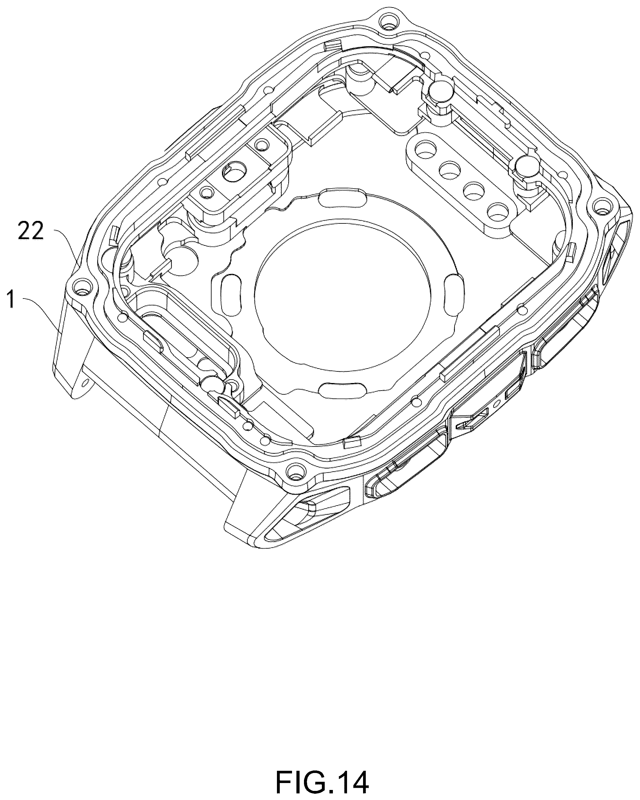 Patent US12321136 Figure 14 – Waterproof structure for watch