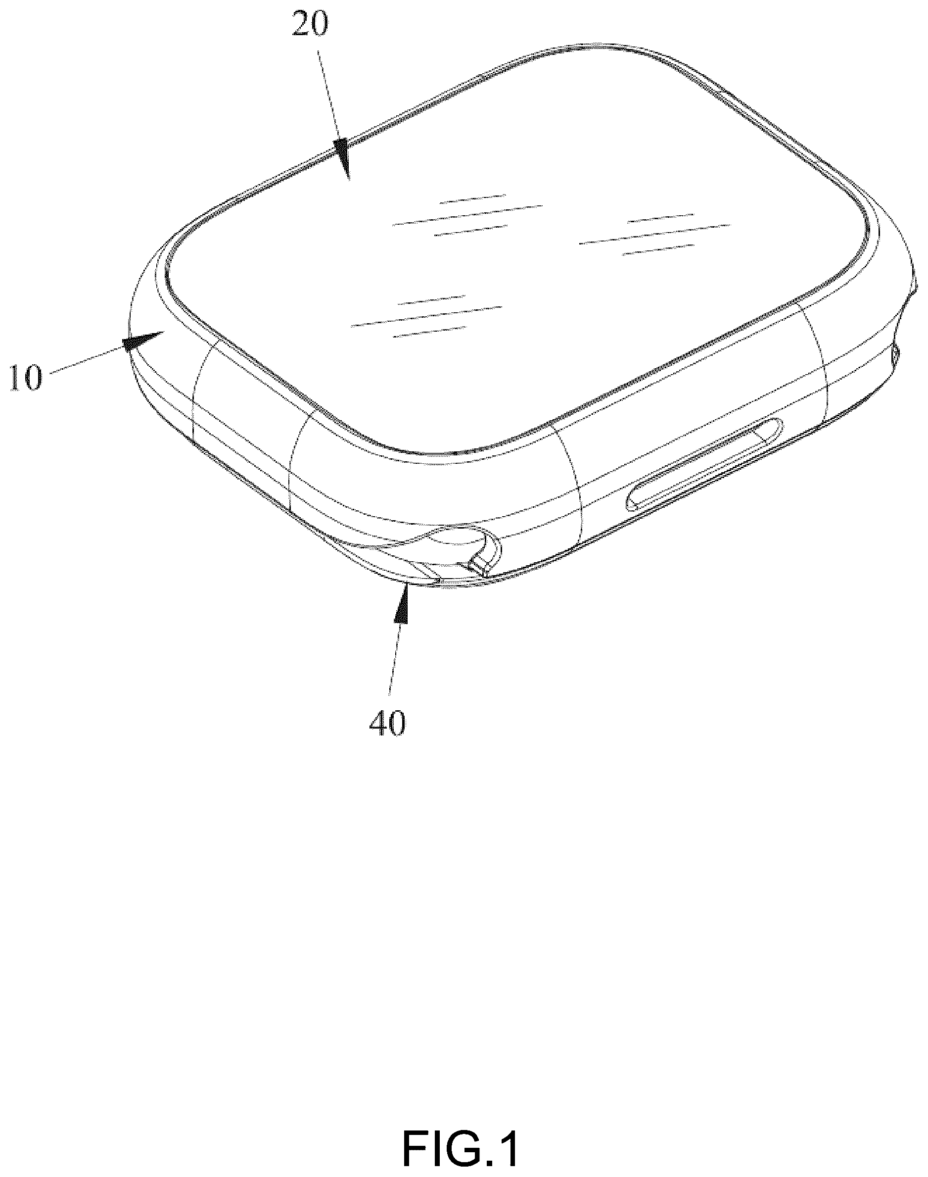 Patent US12321139 Figure 1 – Waterproof protective case for smart watches