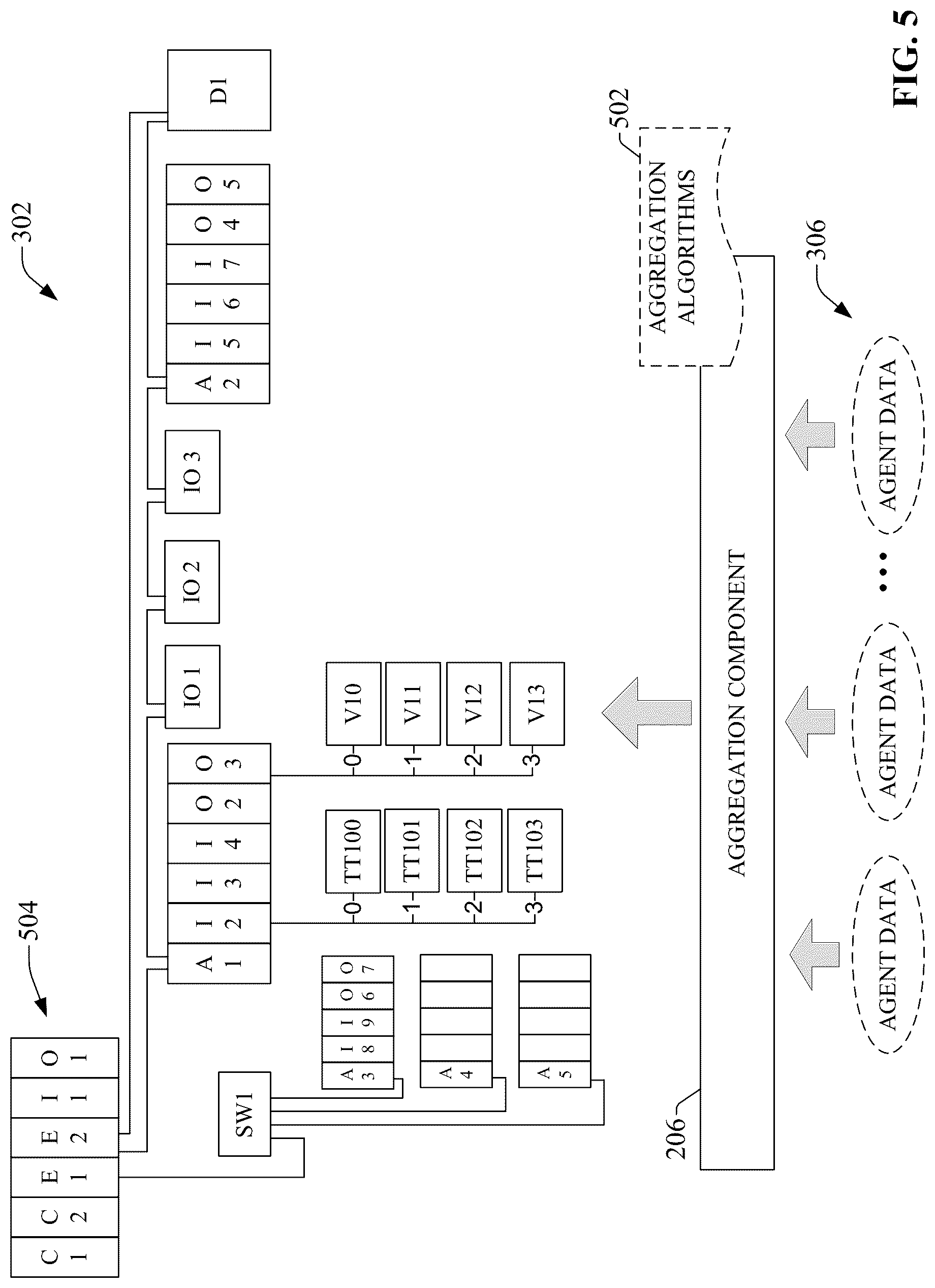 Patent US12321146 Figure 5 – Background discovery agent orchestration