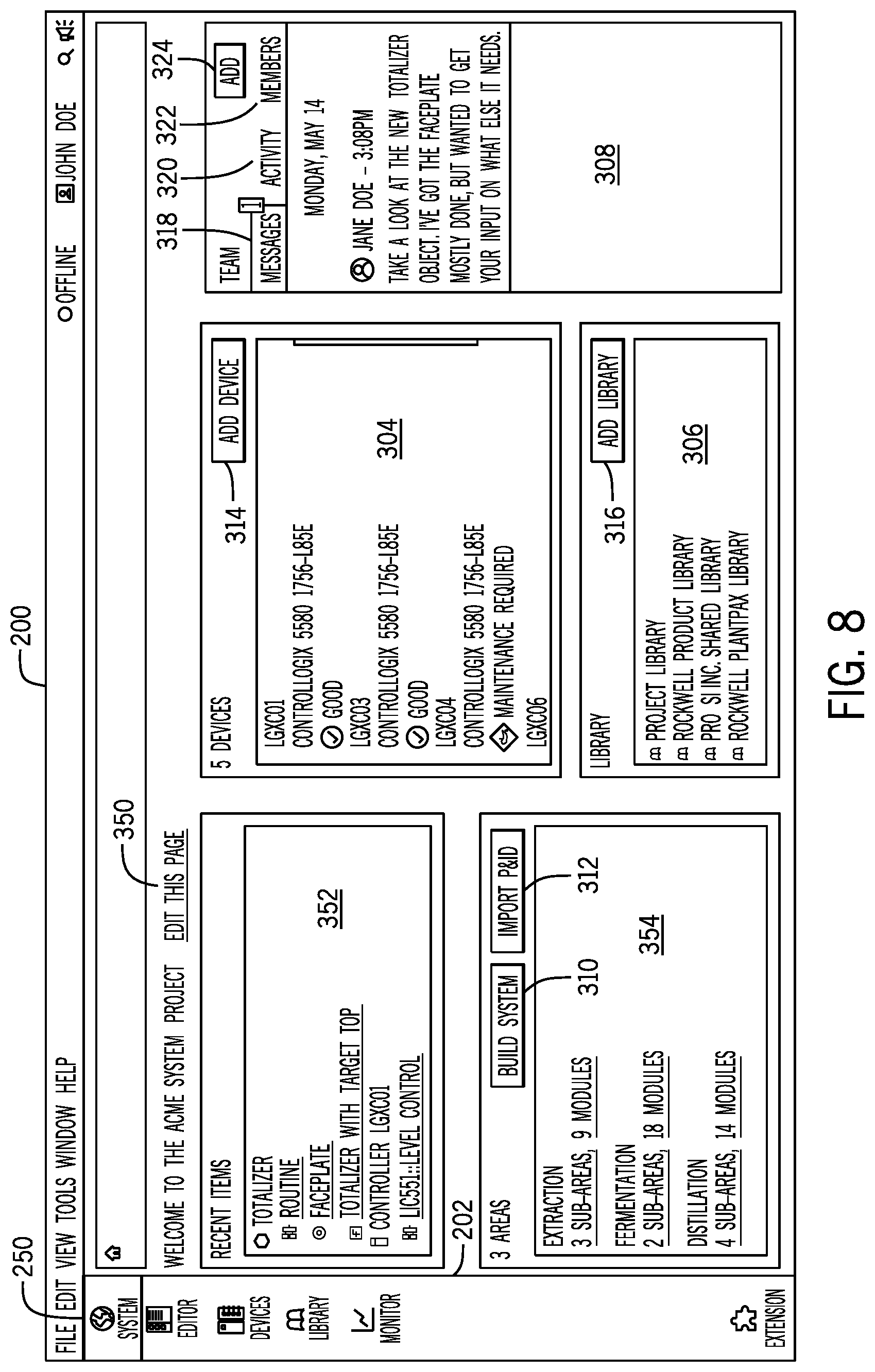 Patent US12321155 Figure 10 – System and method for industrial automation troubleshooting