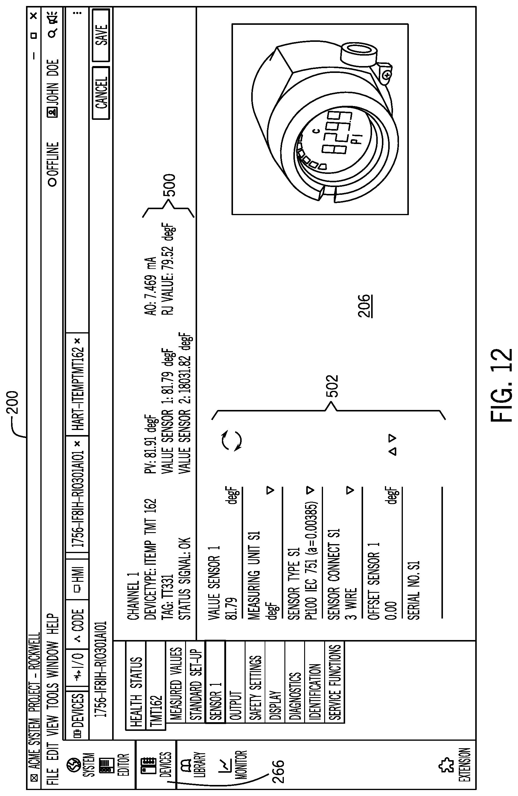 Patent US12321155 Figure 14 – System and method for industrial automation troubleshooting
