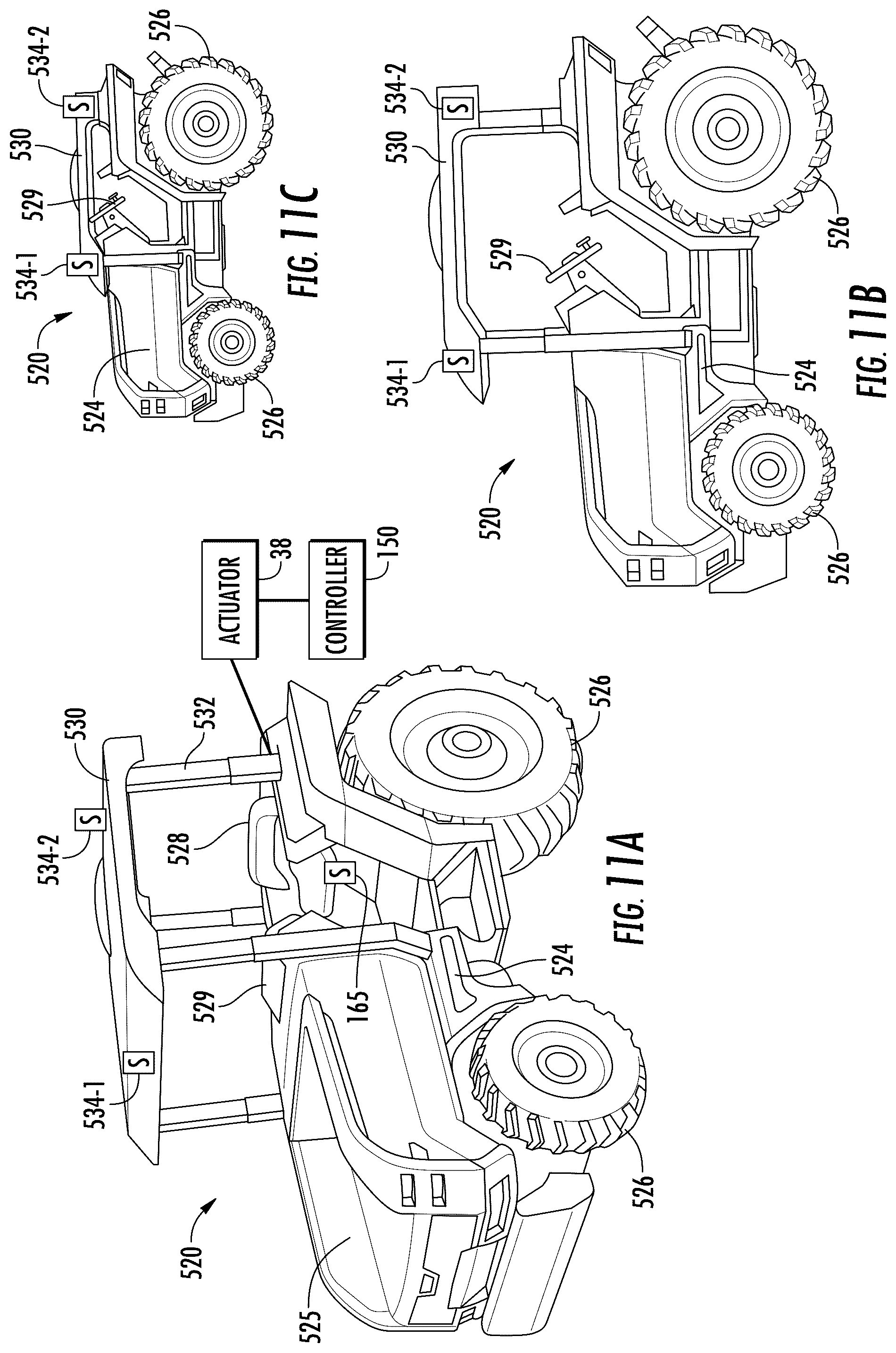 Patent US12321166 Figure 4 – Adjustable height sensor roof
