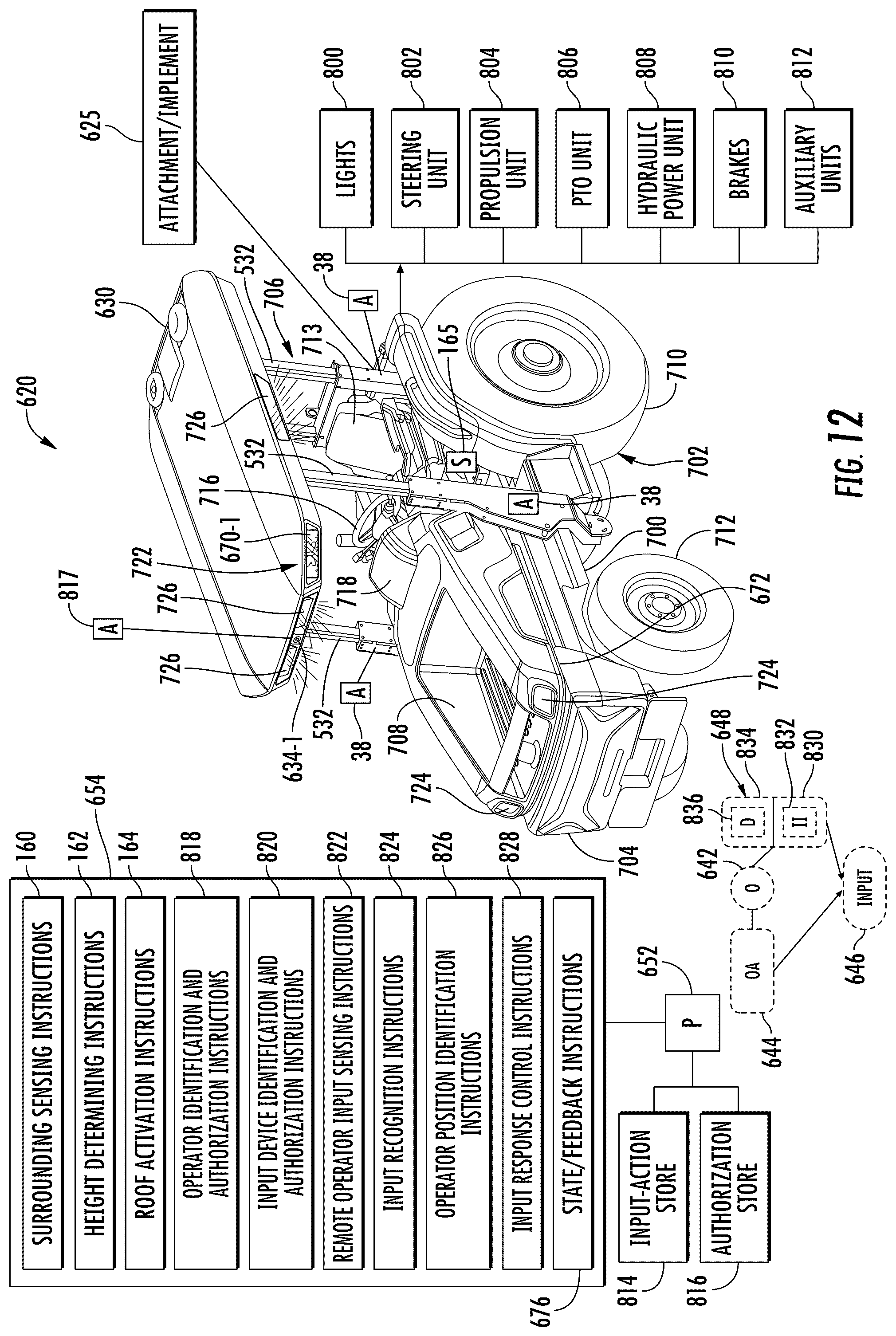 Patent US12321166 Figure 5 – Adjustable height sensor roof