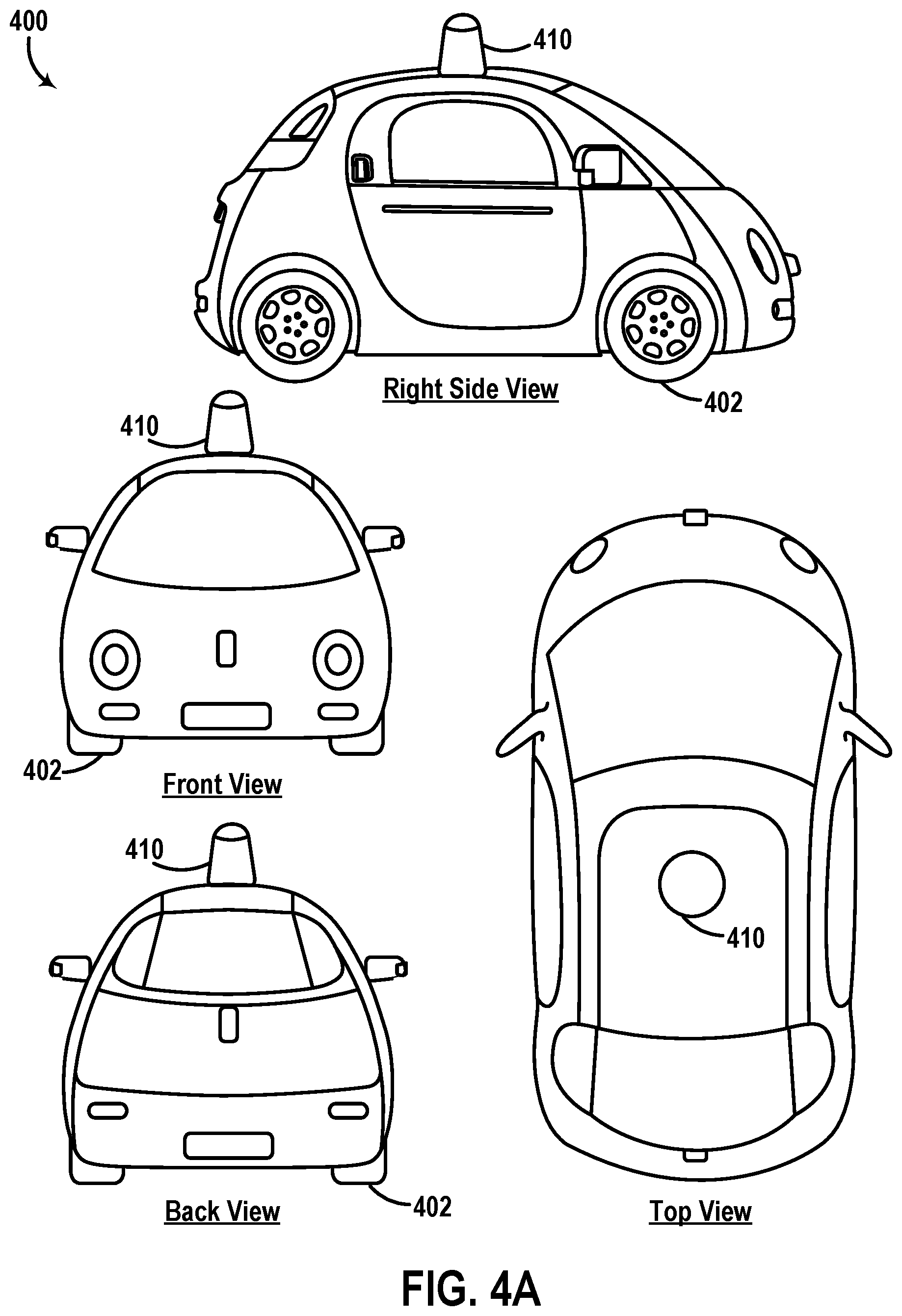 Patent US12321175 Figure 4 – Sensor adjustment based on vehicle motion