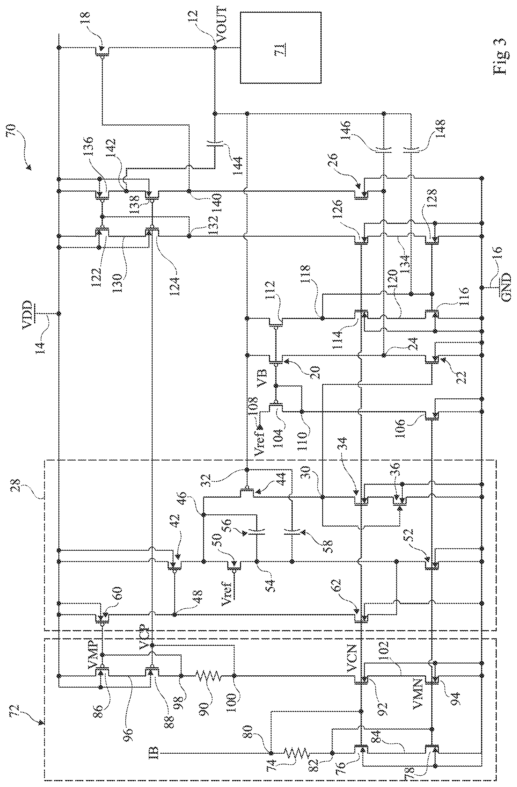 Patent US12321187 Figure 3 – Low dropout voltage regulator having a transistor assembly
