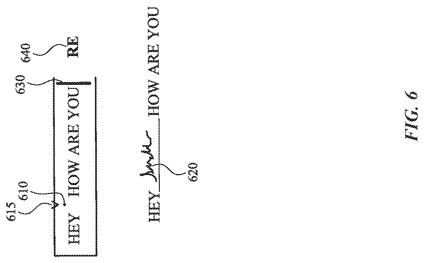 Patent US12321189 Figure 6 – Conversion of handwriting to text in text fields