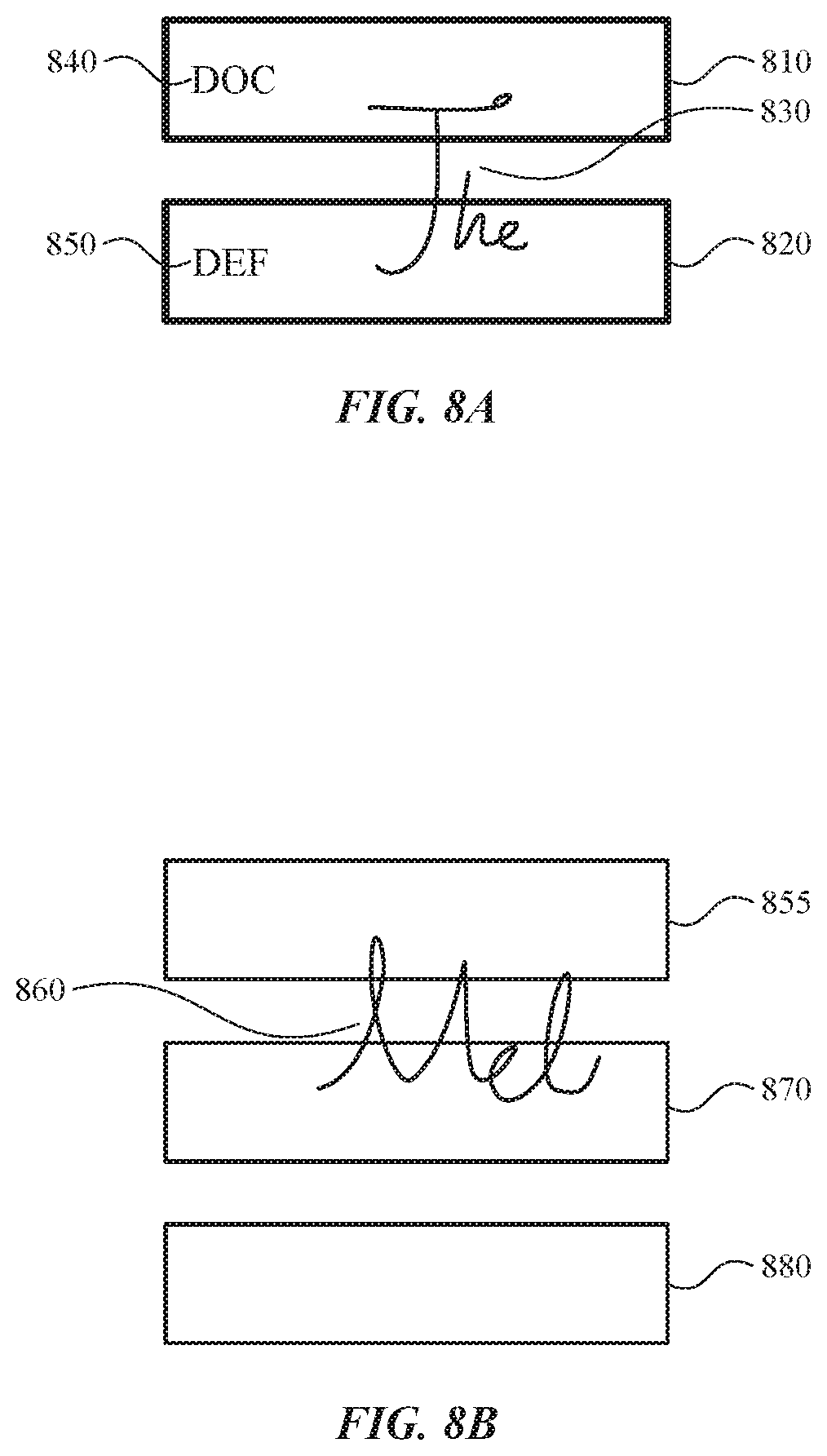 Patent US12321189 Figure 8 – Conversion of handwriting to text in text fields