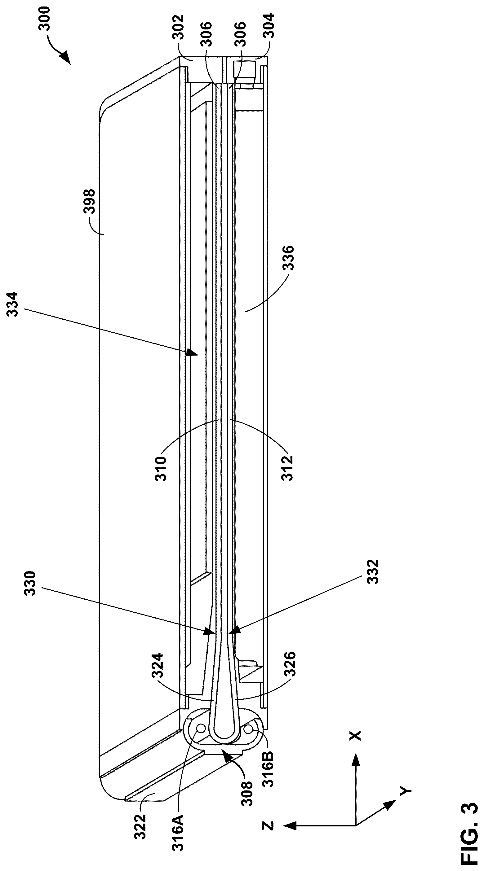 Patent US12321196 Figure 2 – Folding portable display device