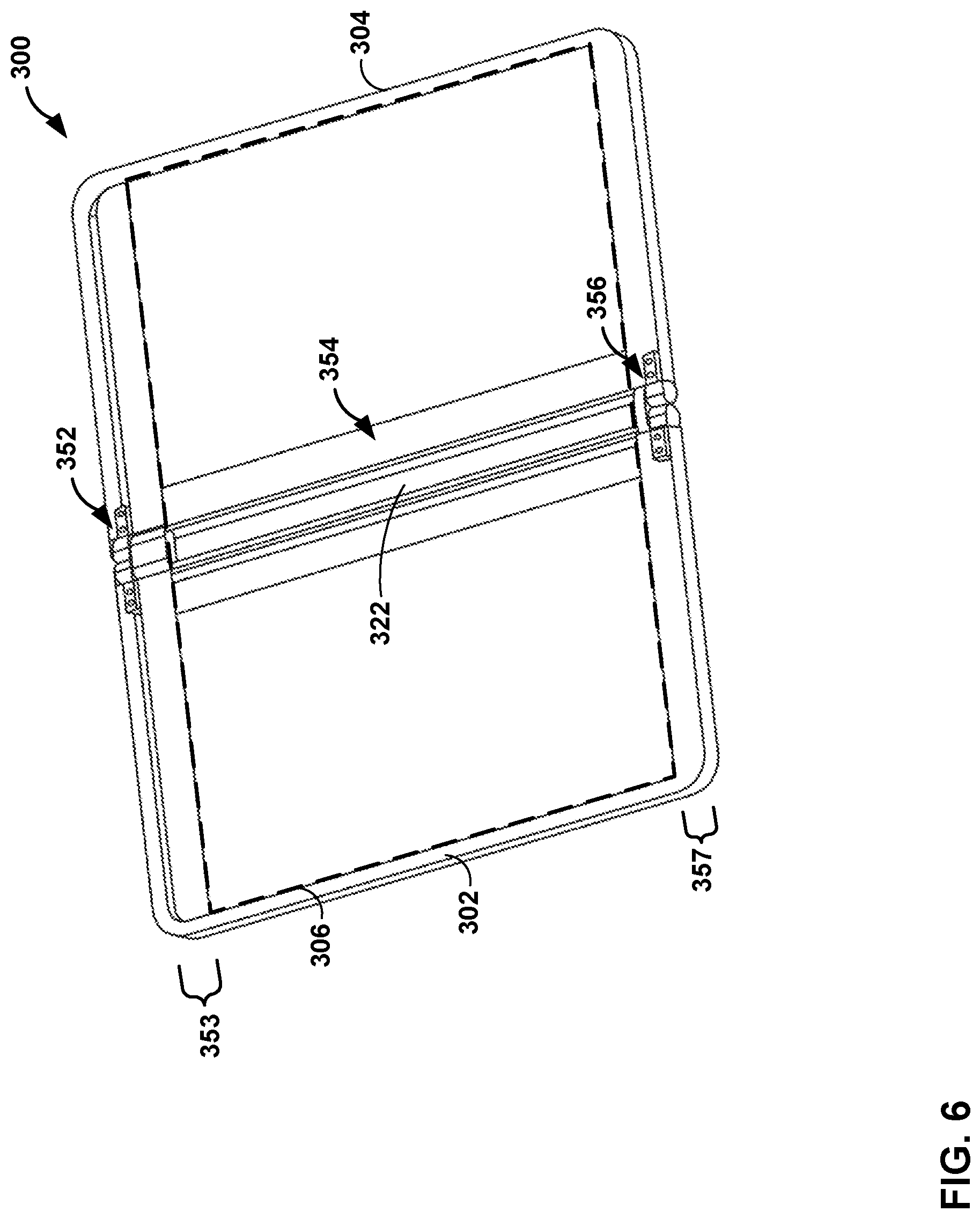 Patent US12321196 Figure 4 – Folding portable display device