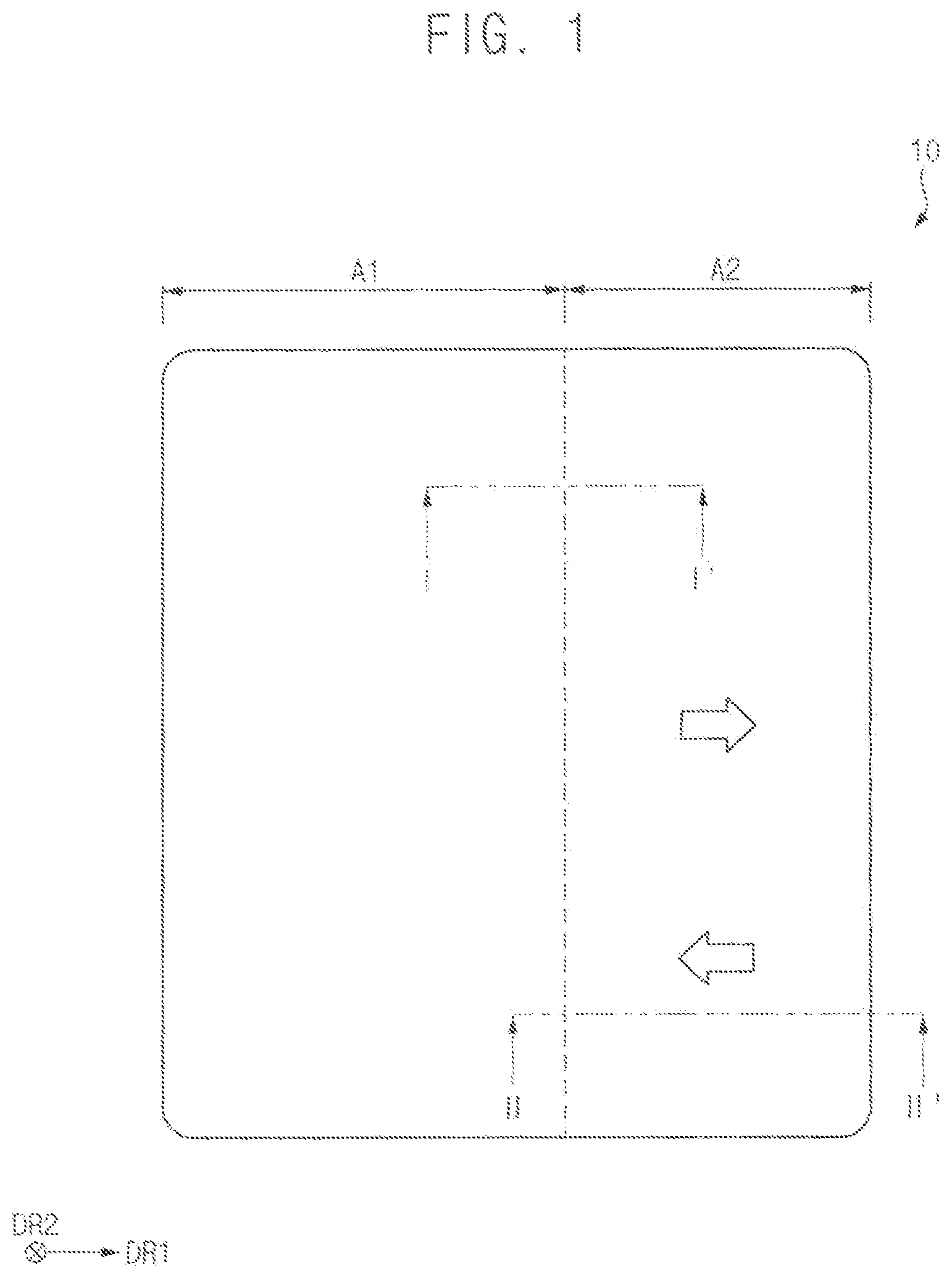 Patent US12321198 Figure 1 – Display device and method of manufacturing the same